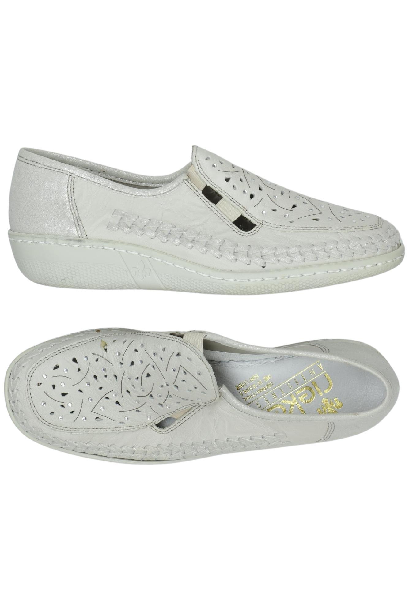 

Rieker Damen Halbschuh, weiß, Gr. 36