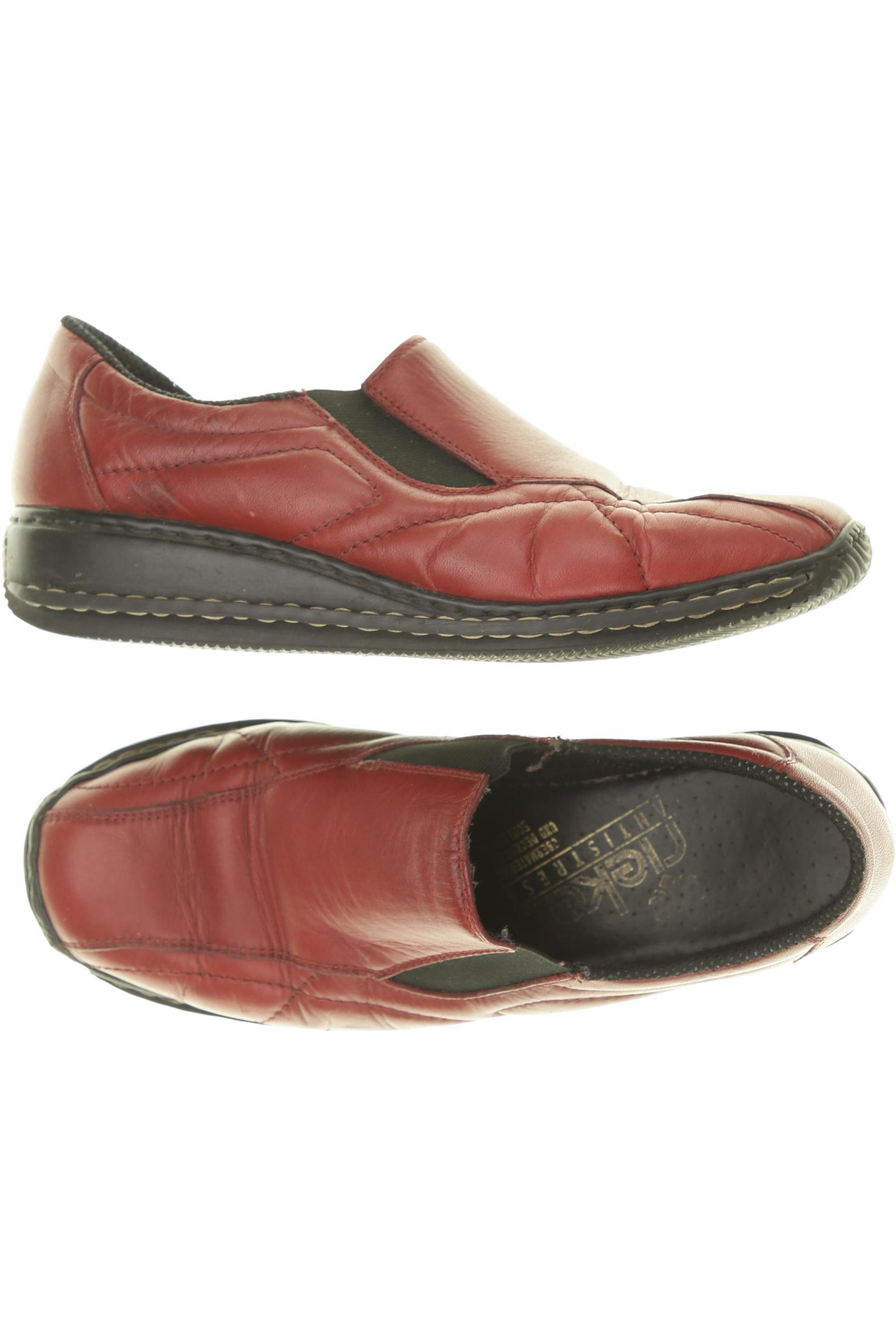 

Rieker Damen Halbschuh, rot, Gr. 37