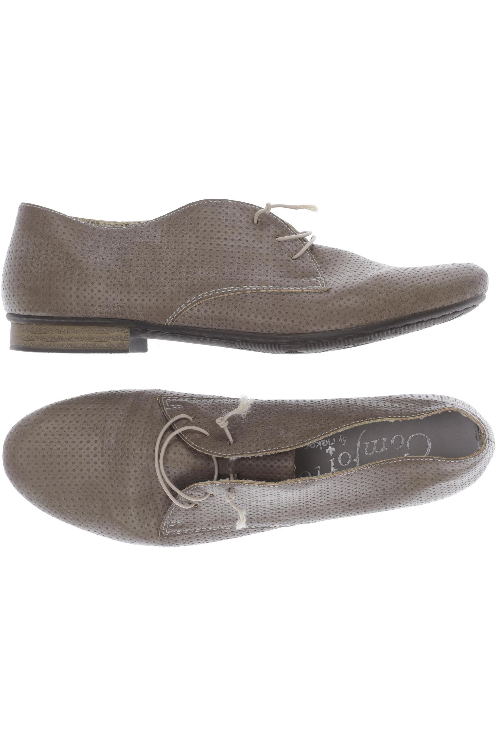 

Rieker Damen Halbschuh, beige, Gr. 42