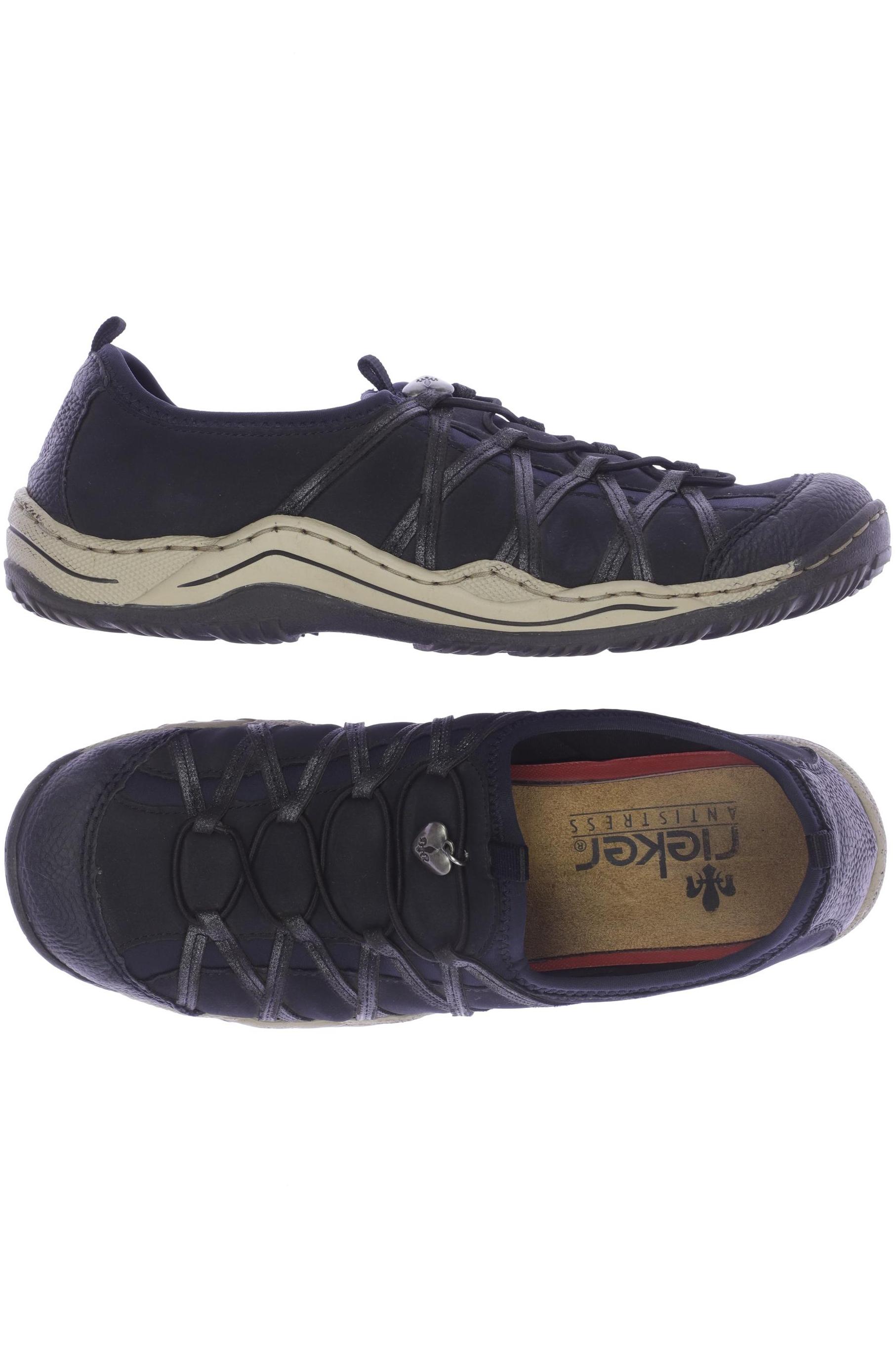 

Rieker Damen Halbschuh, marineblau, Gr. 42