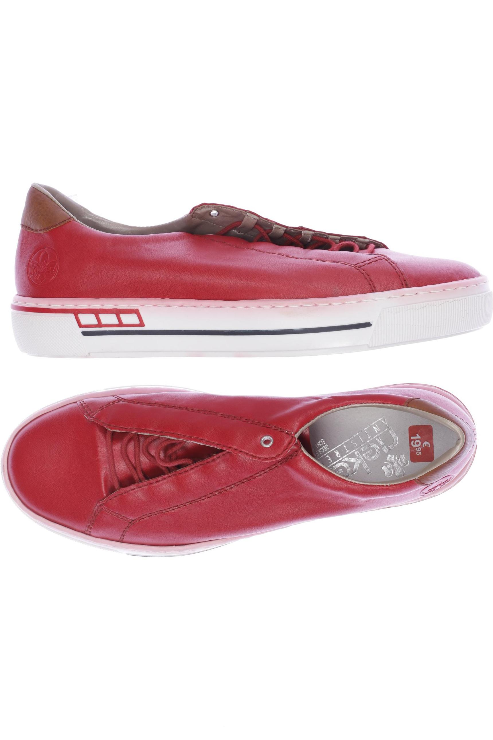 

Rieker Damen Halbschuh, rot, Gr. 40