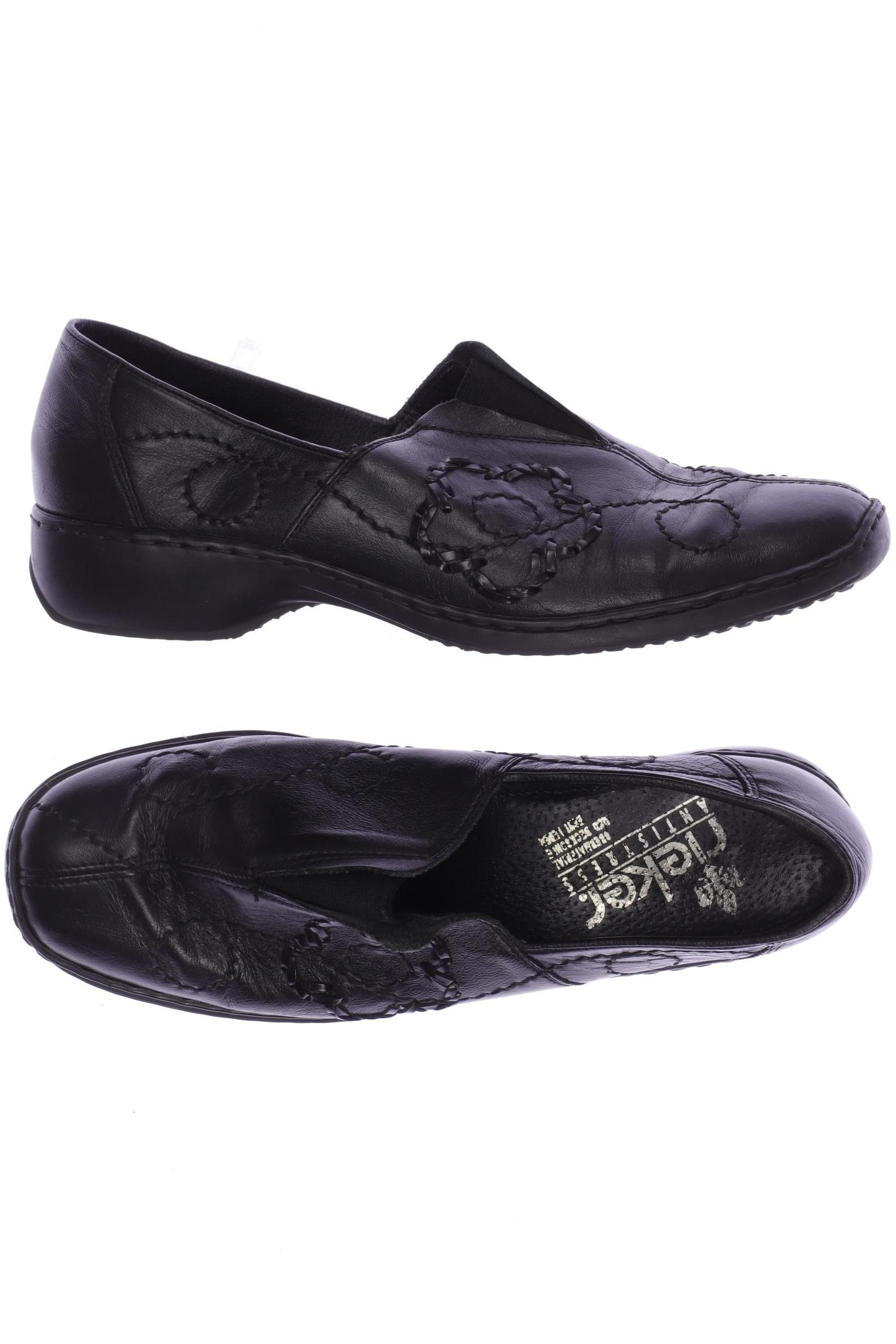 

Rieker Damen Halbschuh, schwarz, Gr. 41
