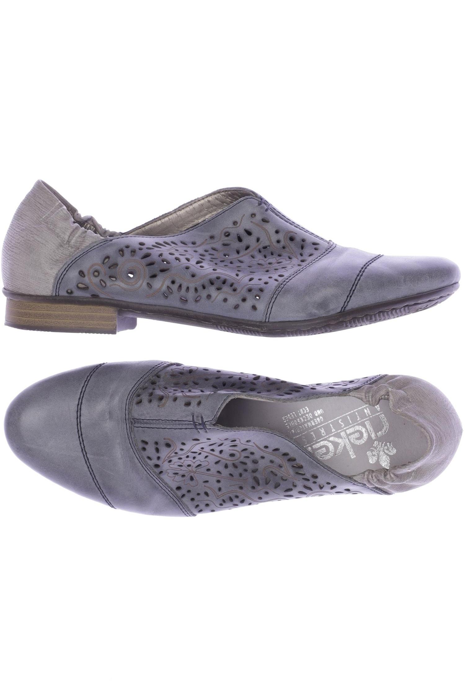 

Rieker Damen Halbschuh, blau, Gr. 38