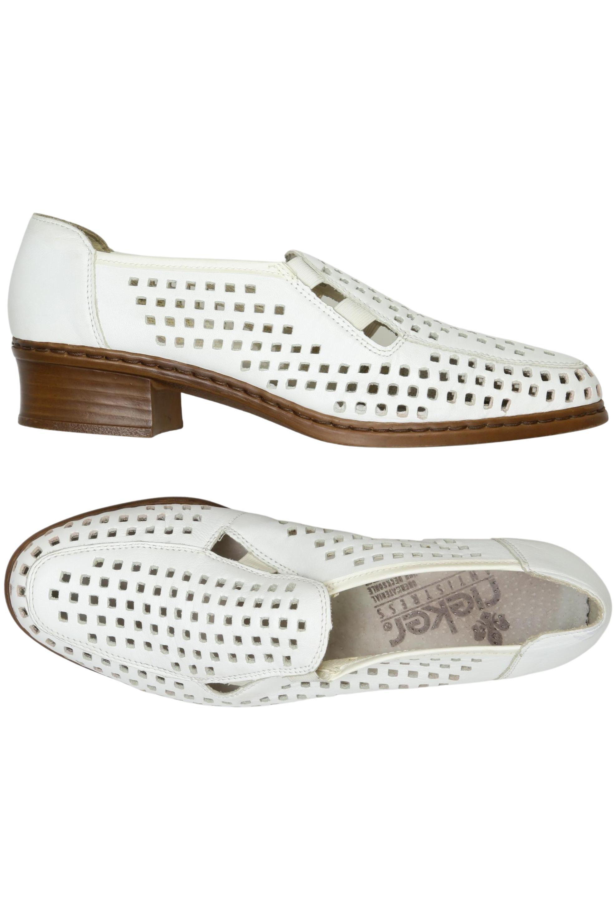 

Rieker Damen Halbschuh, weiß, Gr. 6