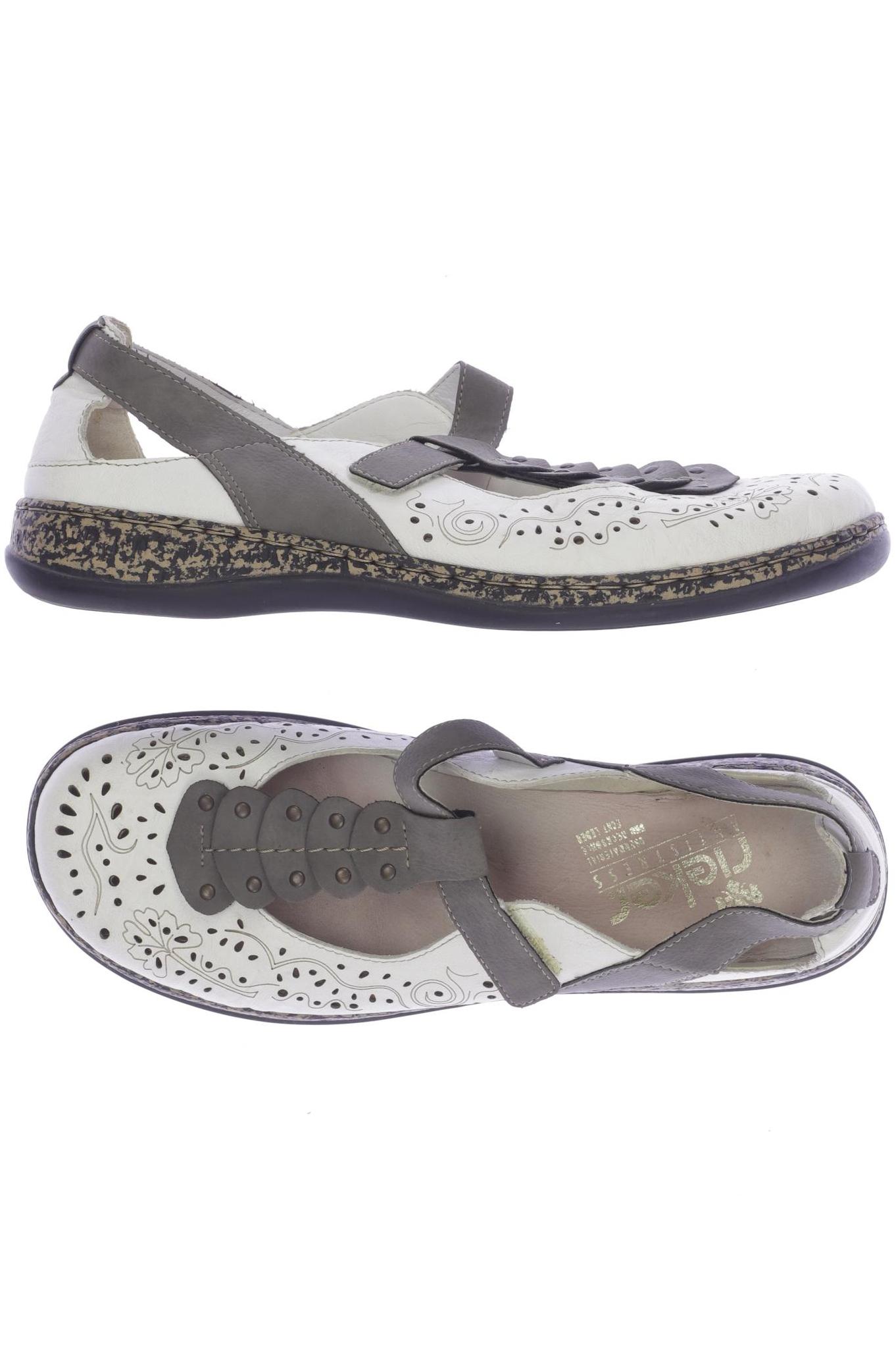 

Rieker Damen Halbschuh, weiß, Gr. 42