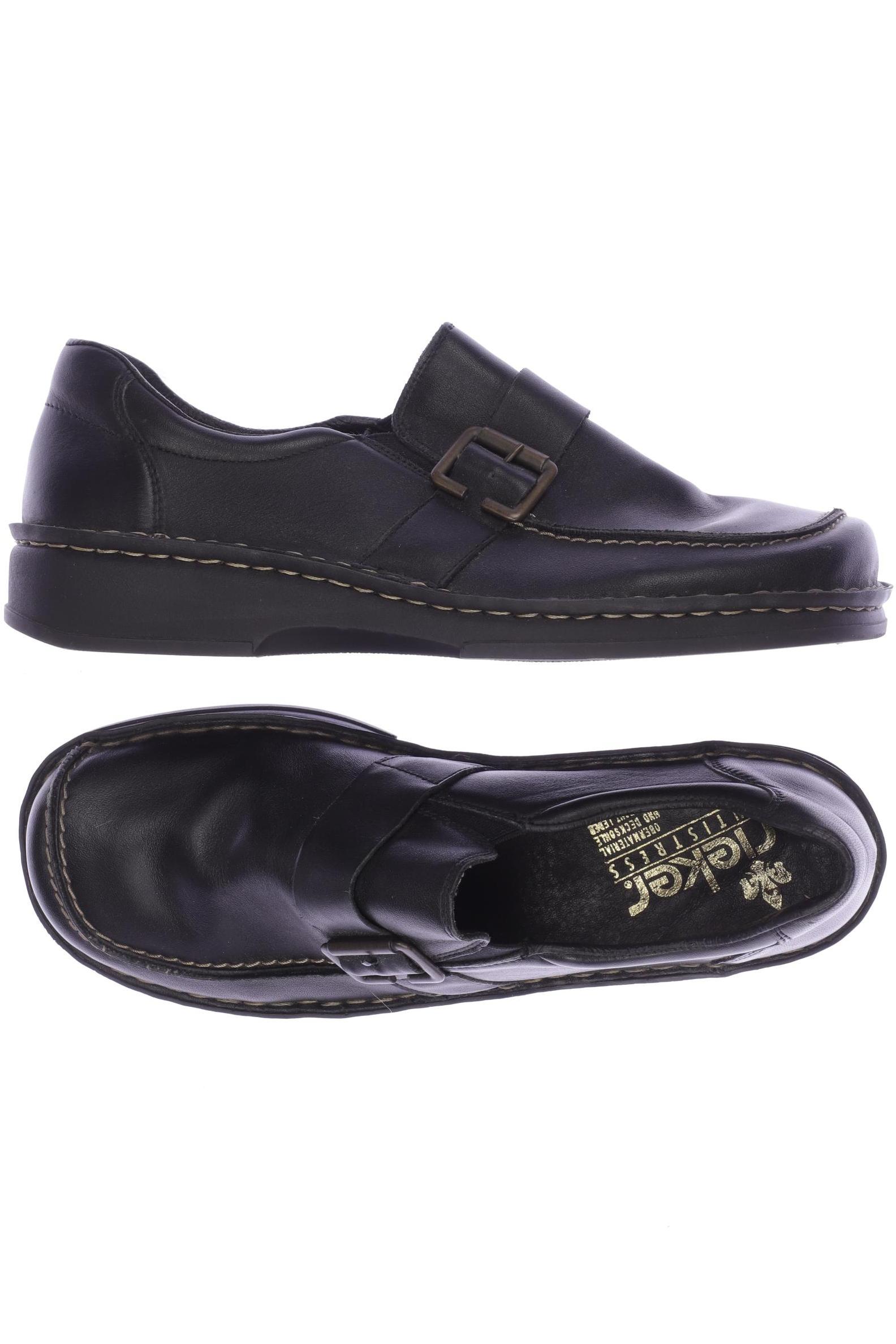 

Rieker Damen Halbschuh, schwarz, Gr. 40