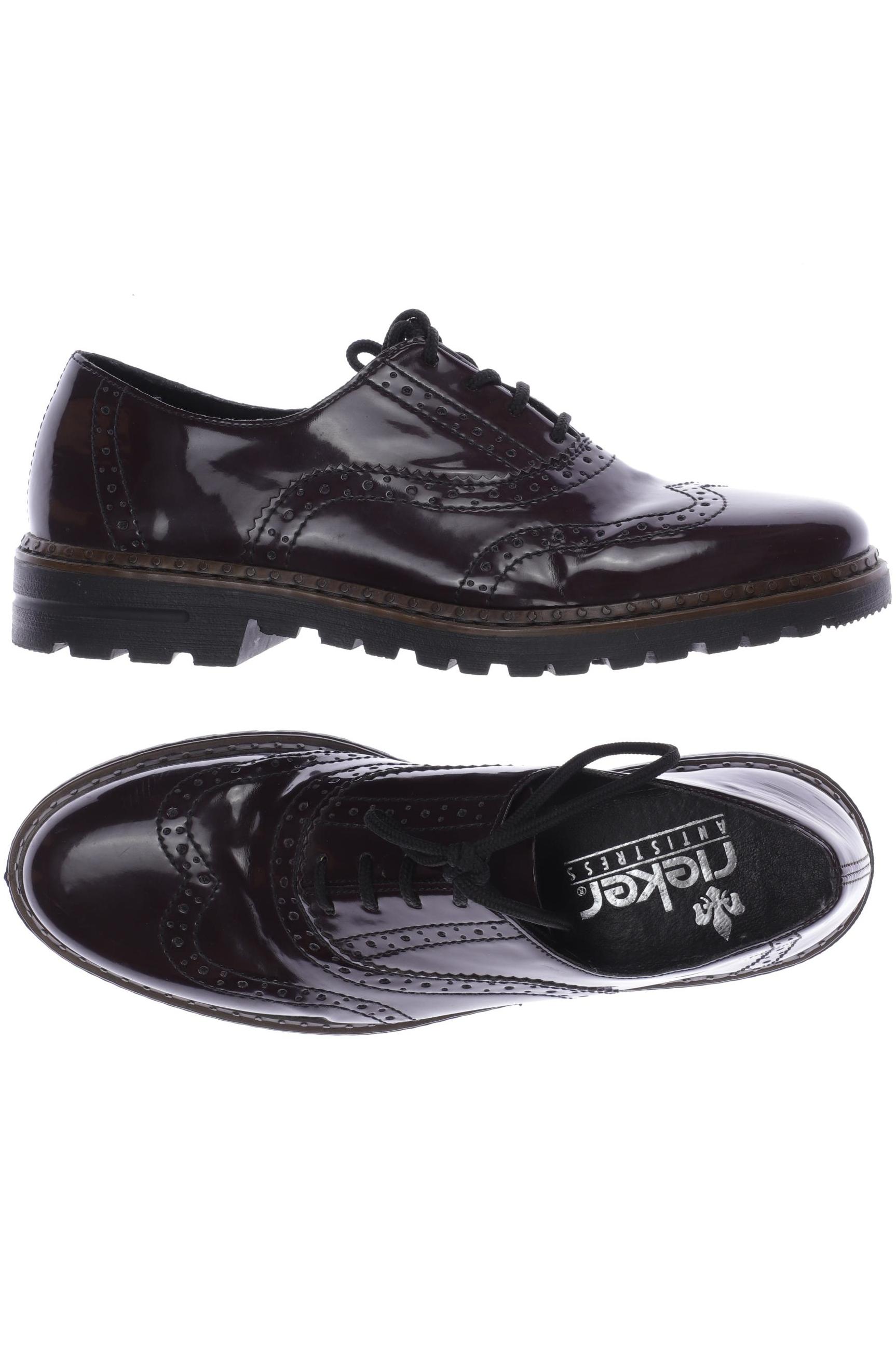 

Rieker Damen Halbschuh, bordeaux, Gr. 40