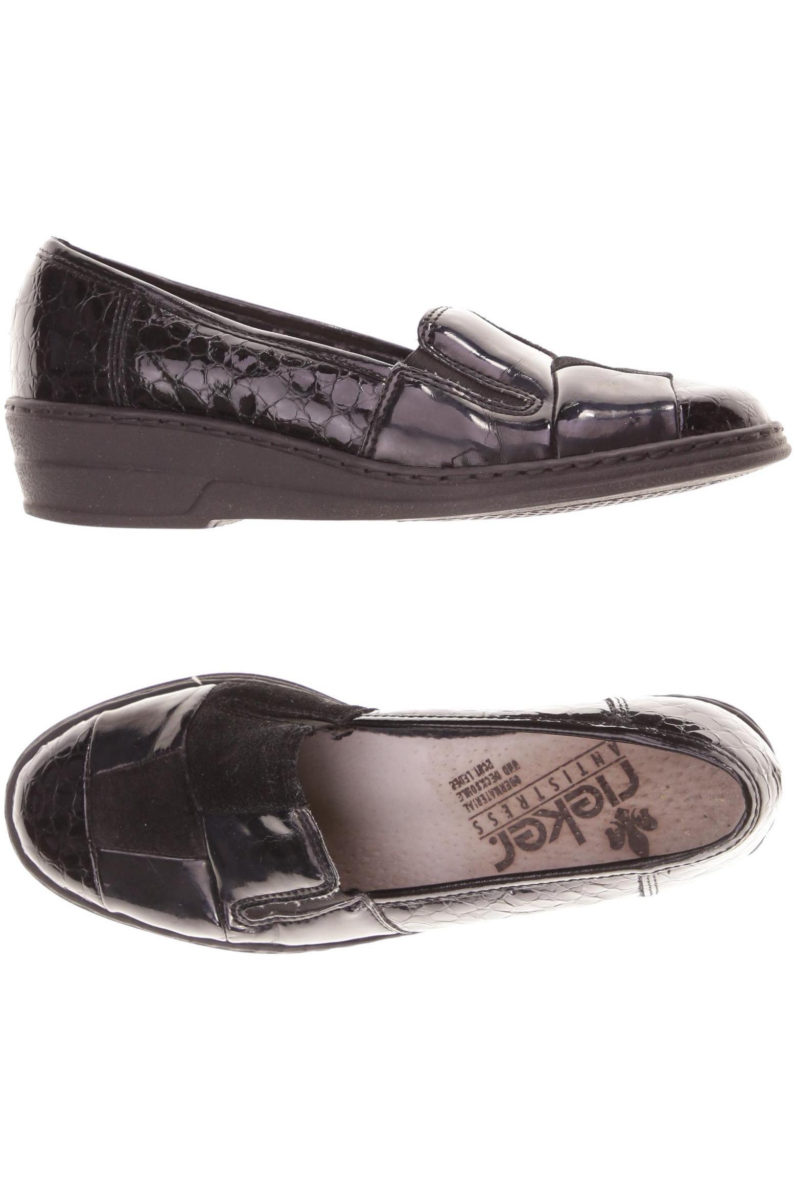 

Rieker Damen Halbschuh, schwarz, Gr. 3.5