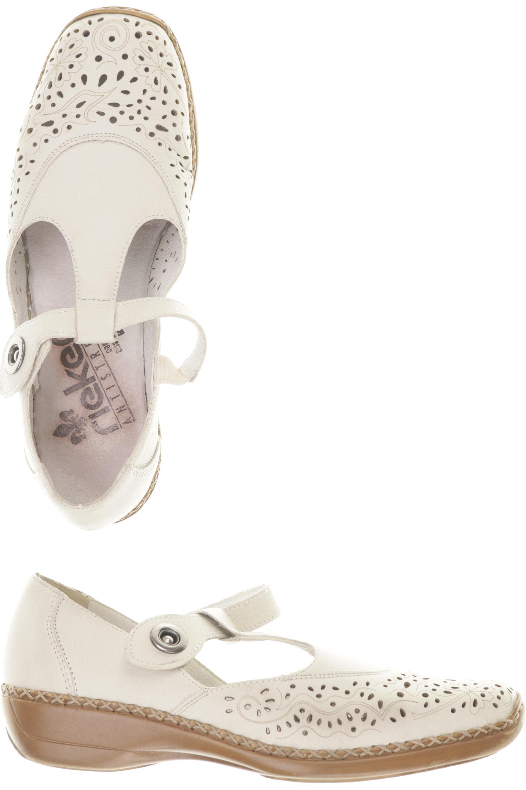 

Rieker Damen Halbschuh, weiß, Gr. 36