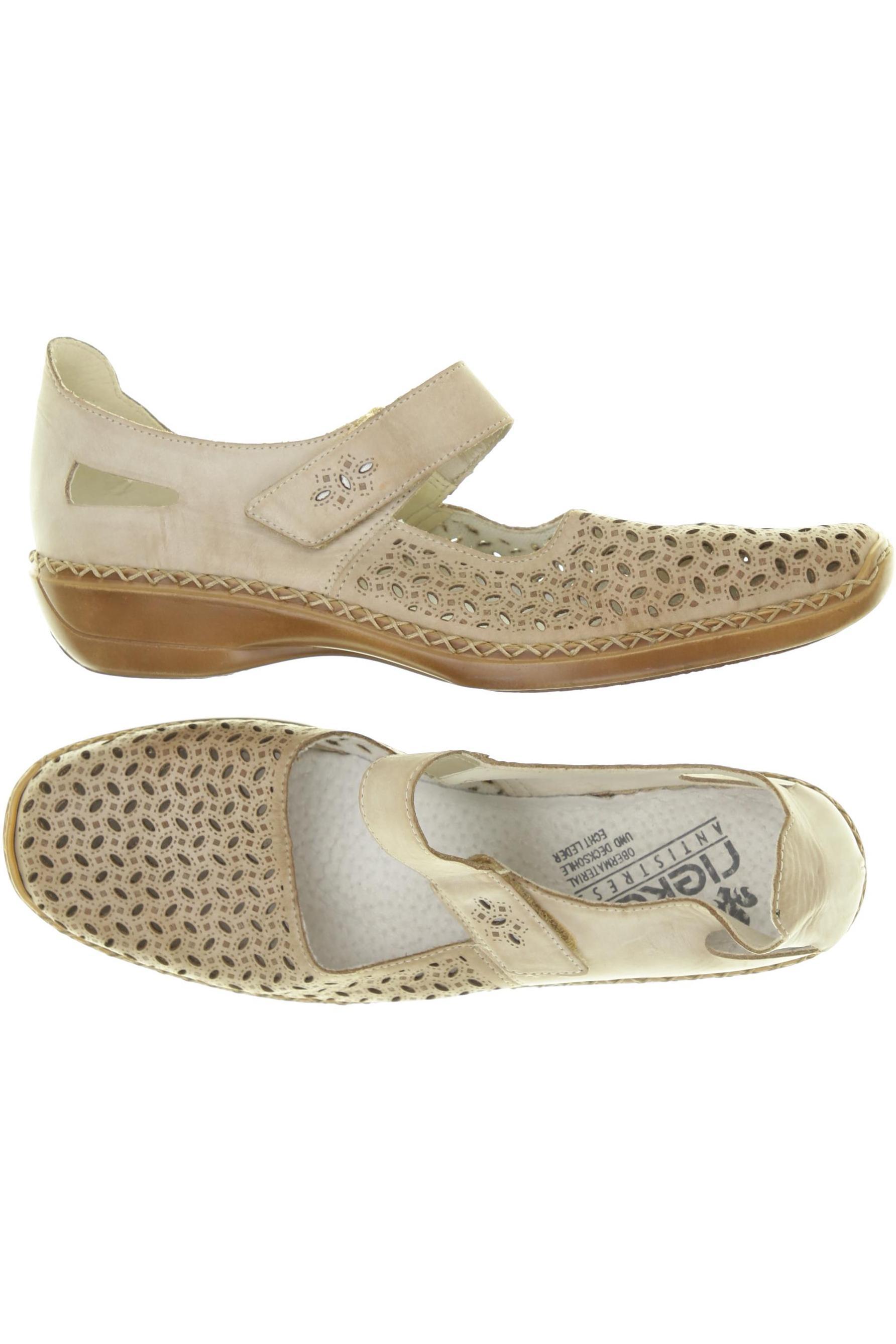 

Rieker Damen Halbschuh, beige, Gr. 42