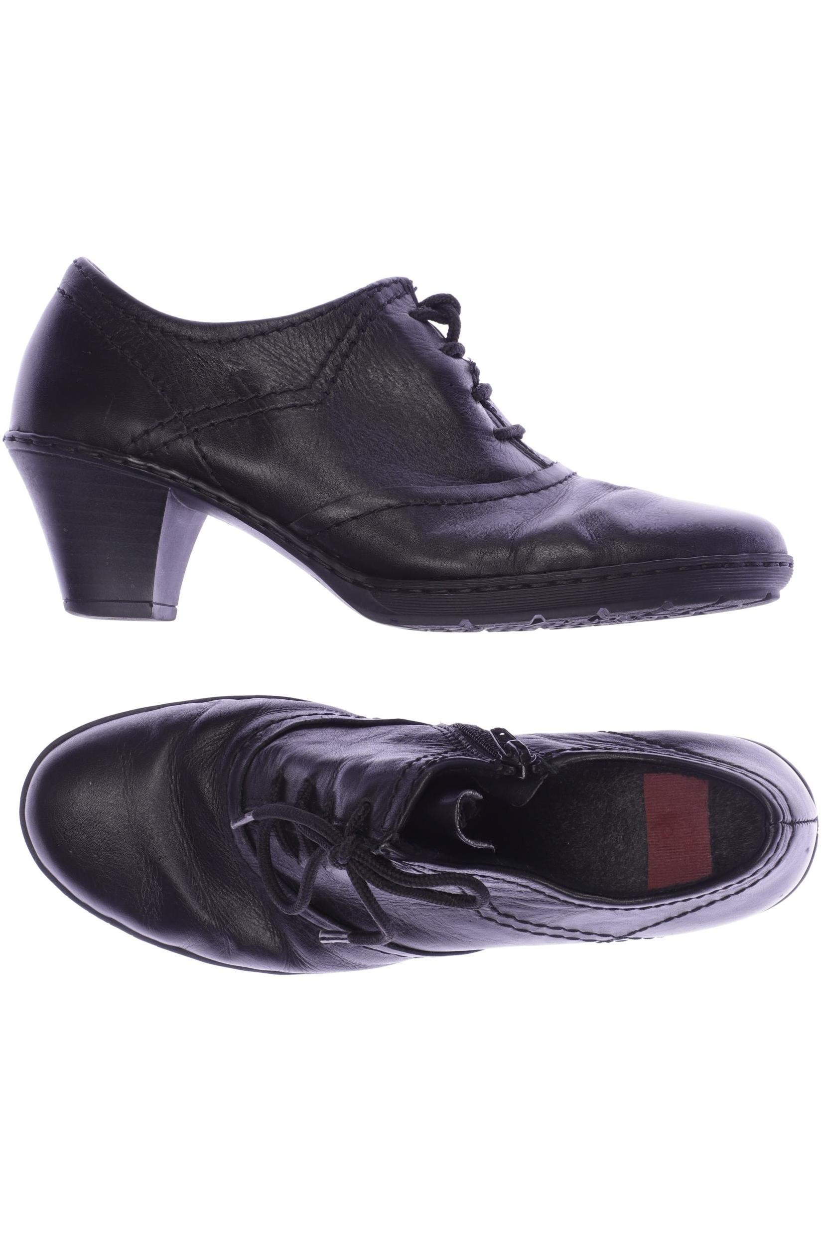 

Rieker Damen Halbschuh, schwarz, Gr. 38