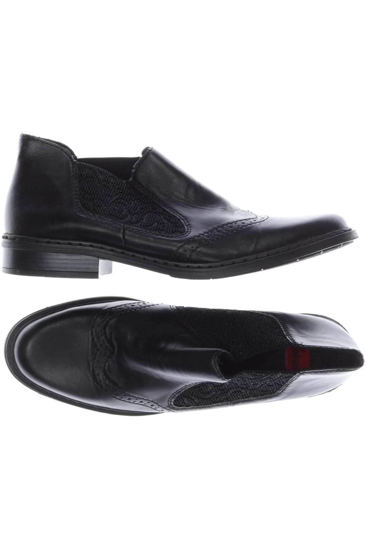

Rieker Damen Halbschuh, schwarz, Gr. 42