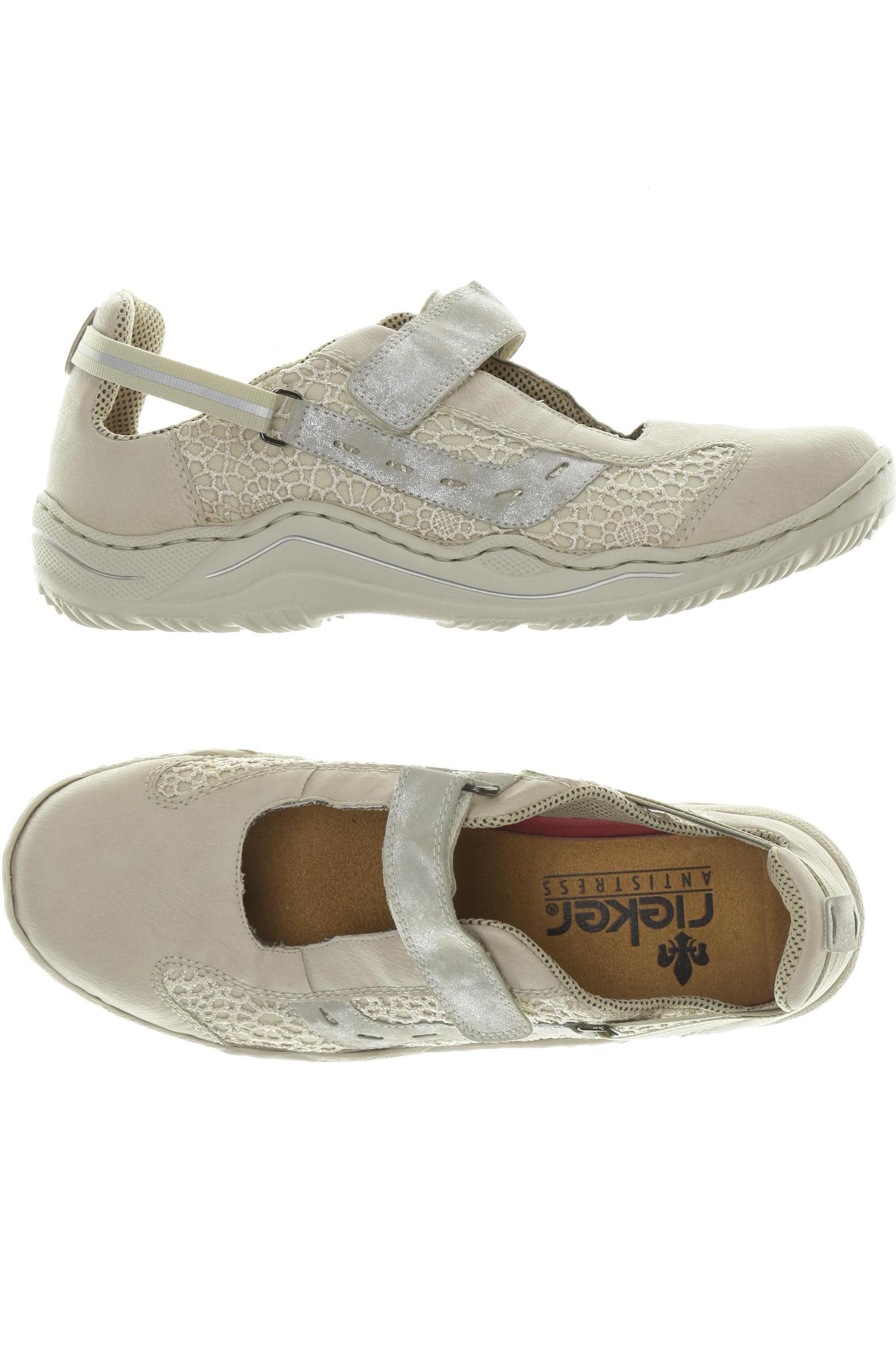 

Rieker Damen Halbschuh, beige, Gr. 40