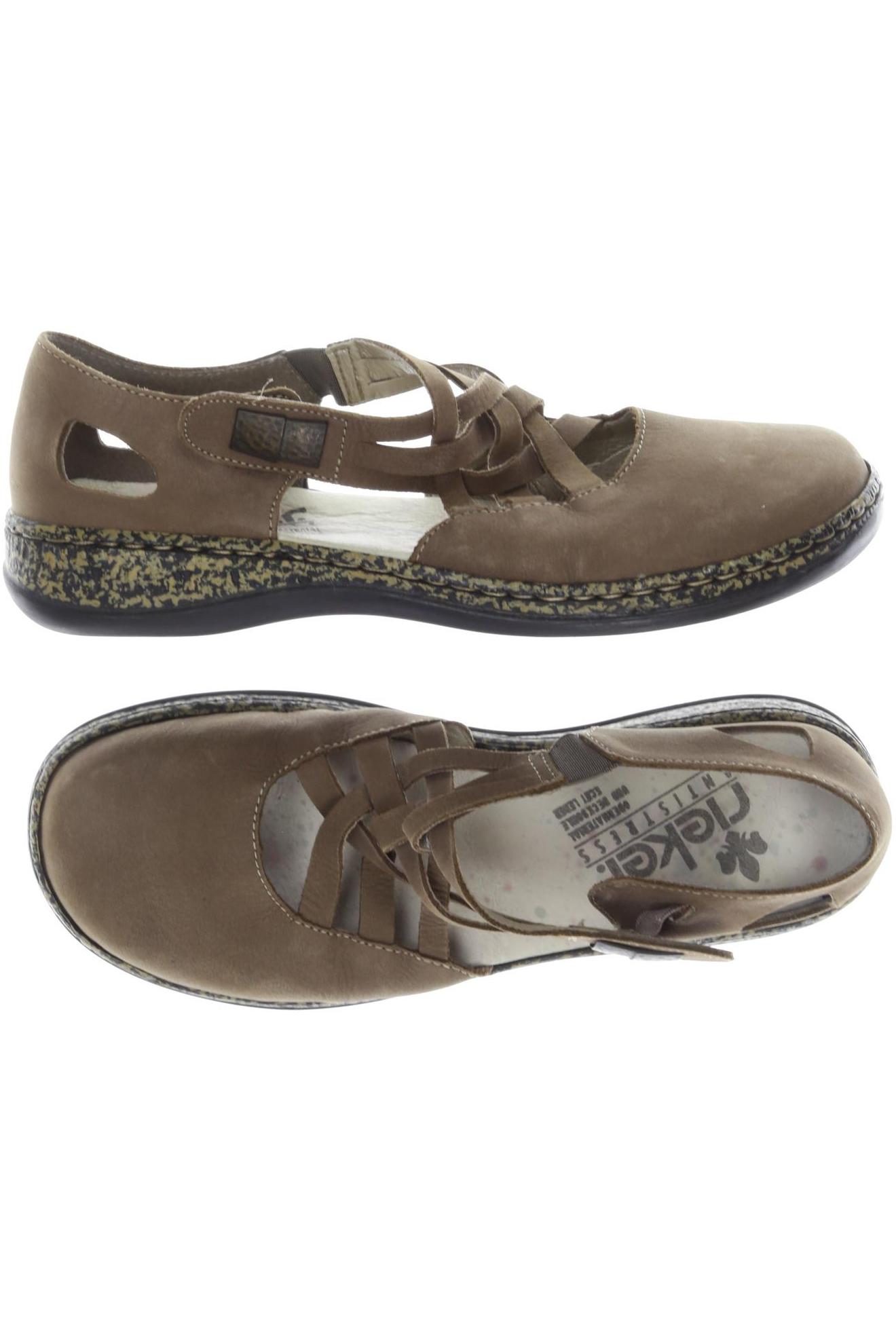 

Rieker Damen Halbschuh, braun, Gr. 38