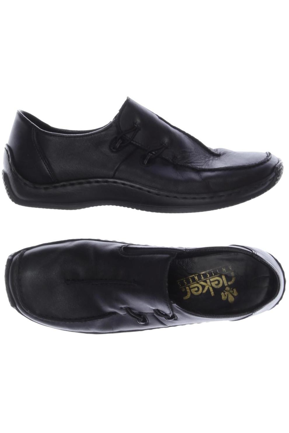 

Rieker Damen Halbschuh, schwarz, Gr. 38