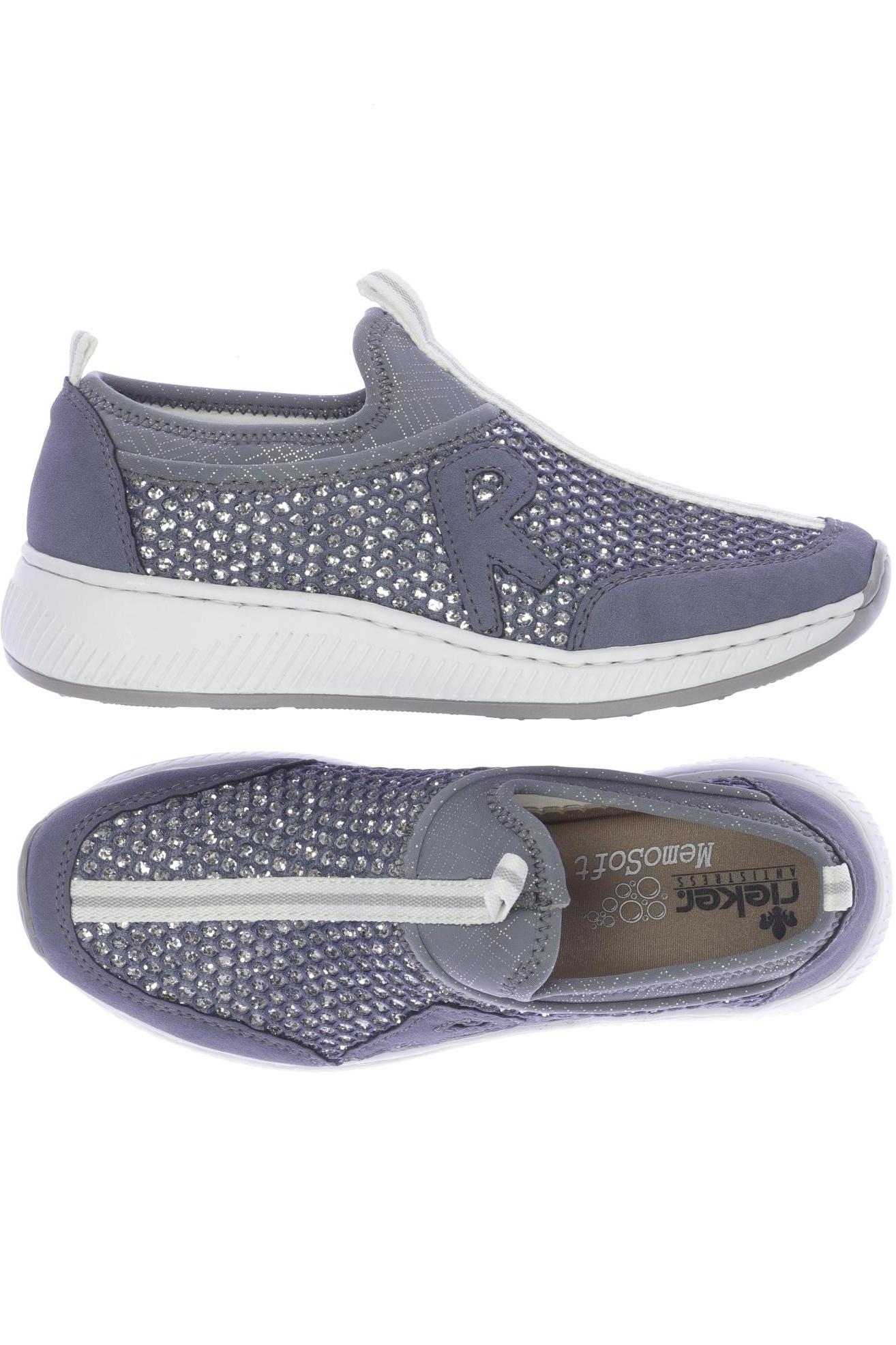 

Rieker Damen Halbschuh, blau, Gr. 37
