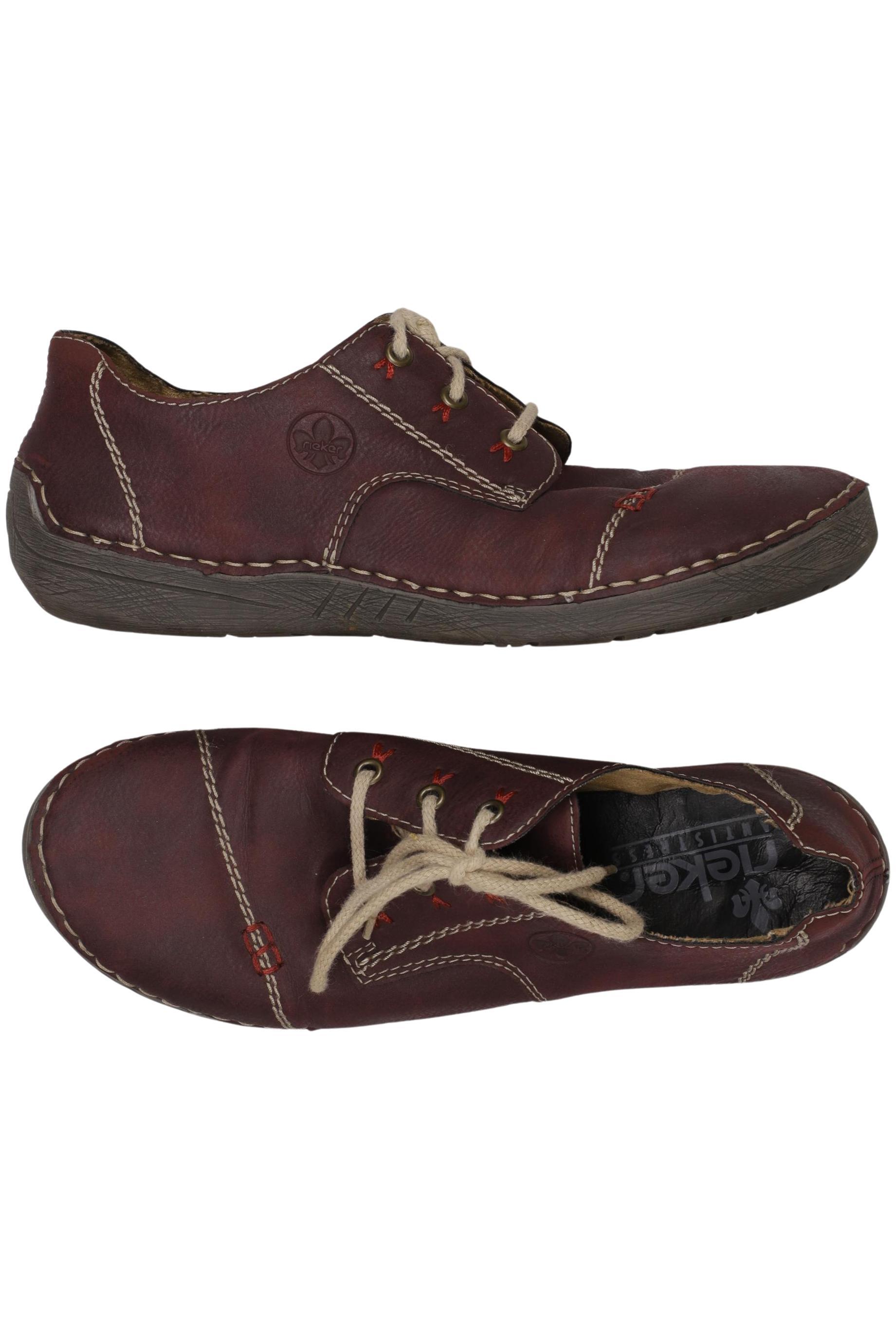 

Rieker Damen Halbschuh, bordeaux, Gr. 41