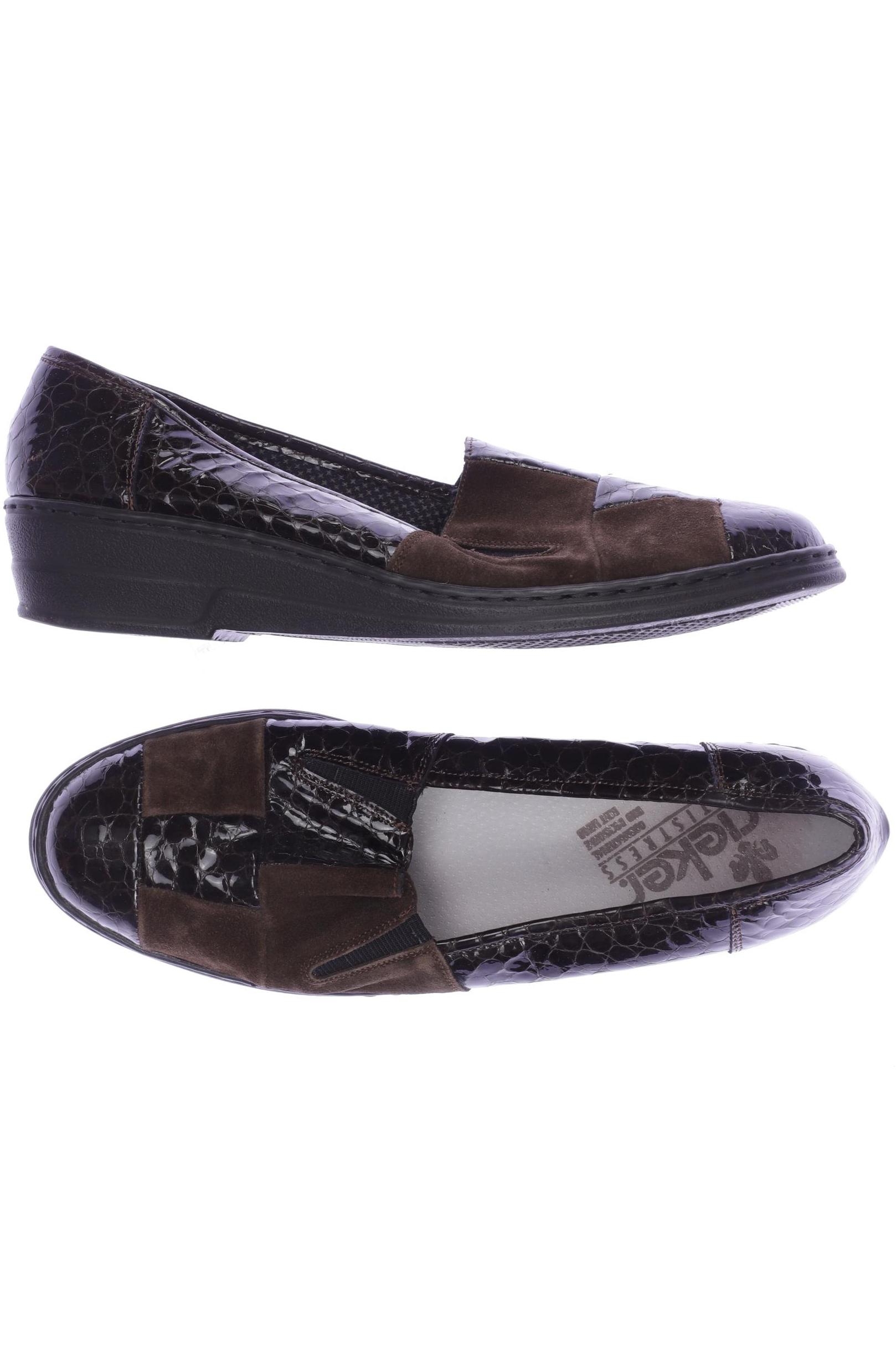 

Rieker Damen Halbschuh, braun, Gr. 8