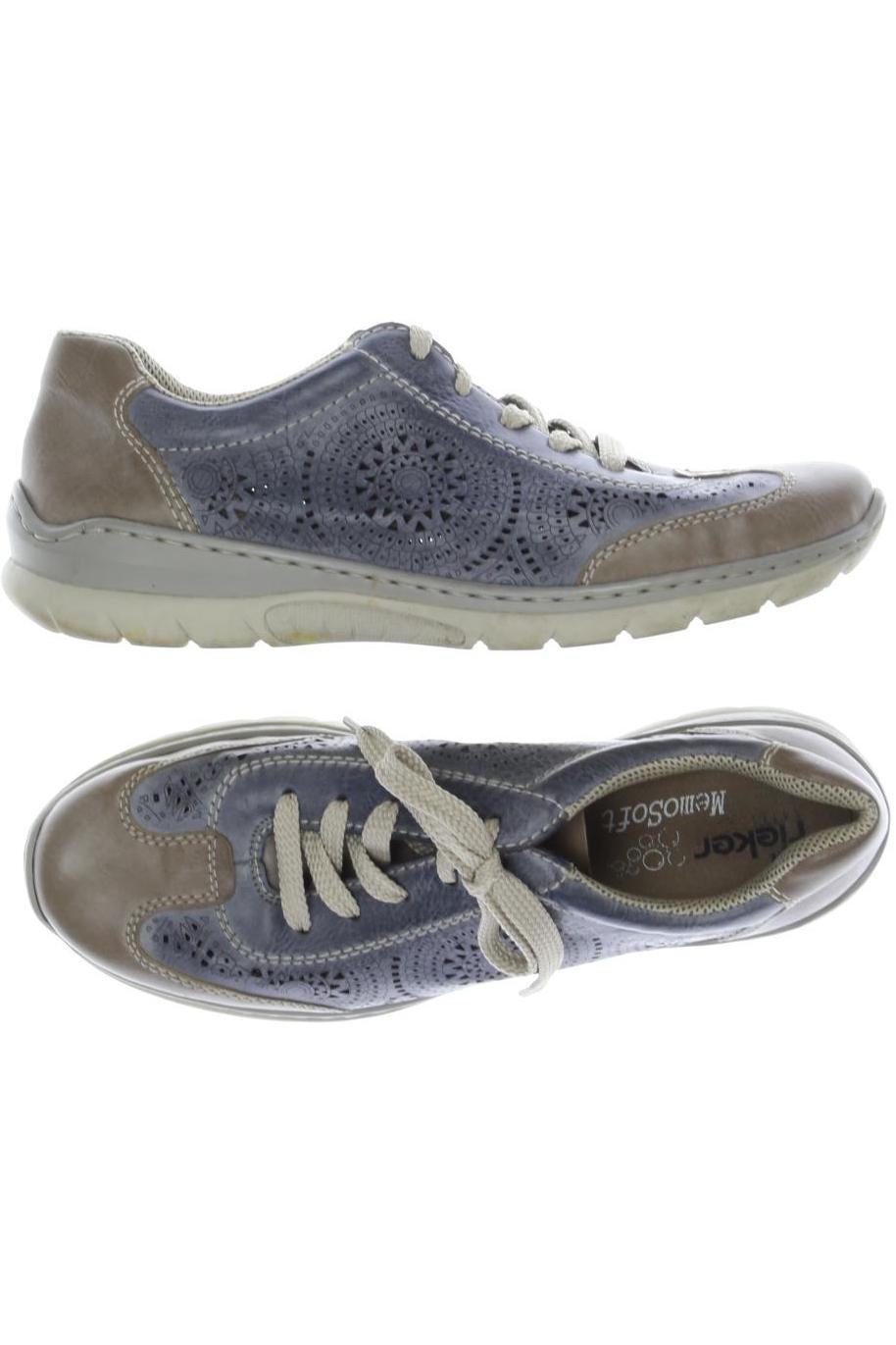 

Rieker Damen Halbschuh, blau, Gr. 40