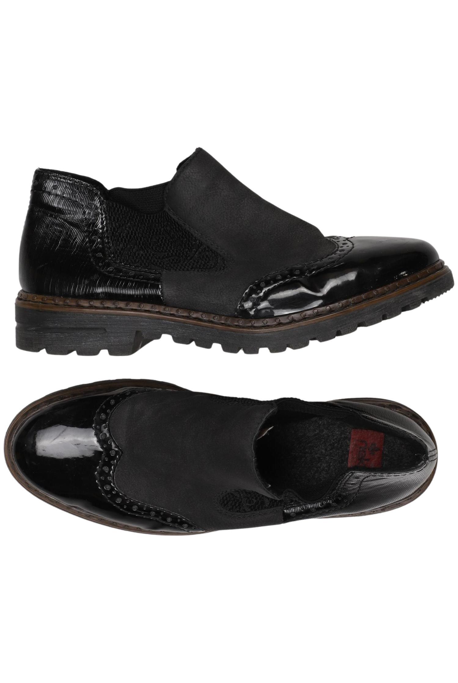 

Rieker Damen Halbschuh, schwarz, Gr. 38