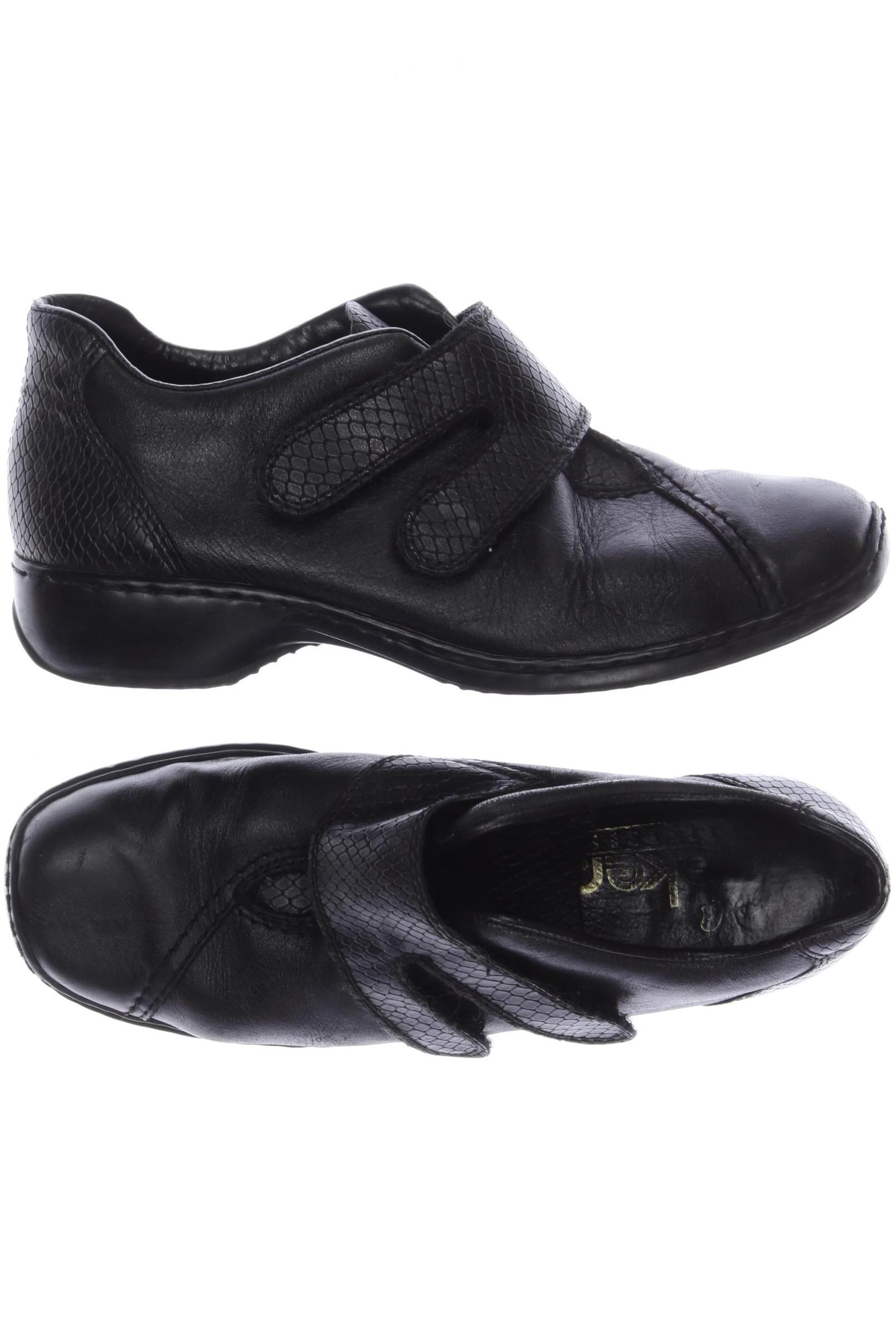 

Rieker Damen Halbschuh, schwarz, Gr. 37
