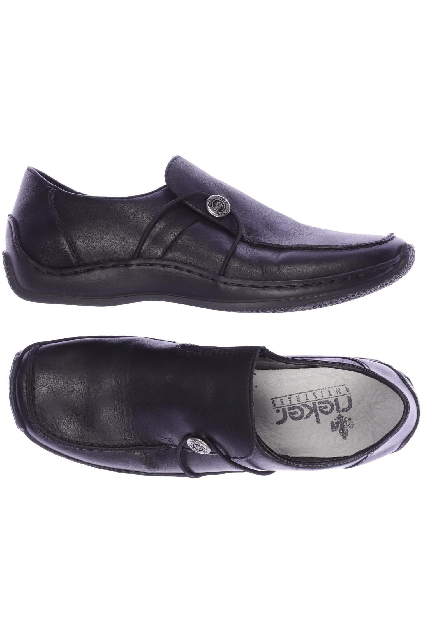 

Rieker Damen Halbschuh, schwarz, Gr. 40