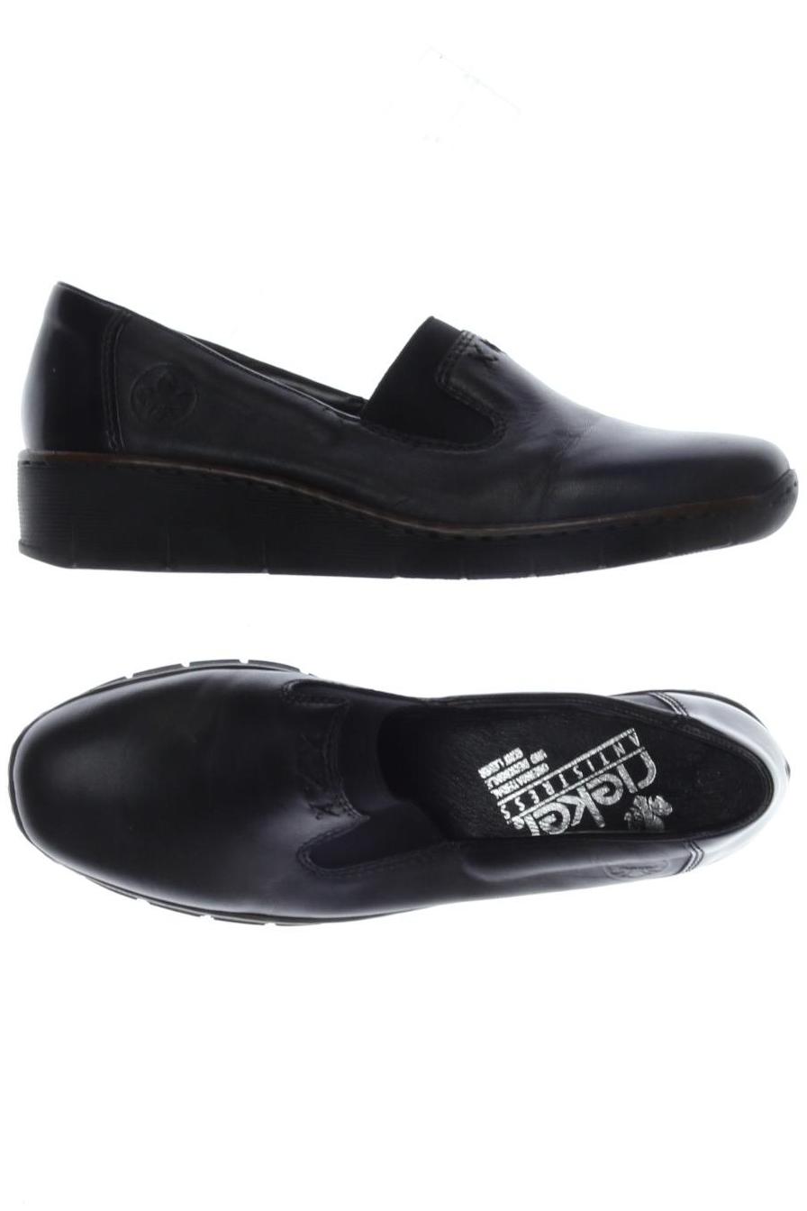 

Rieker Damen Halbschuh, schwarz, Gr. 39