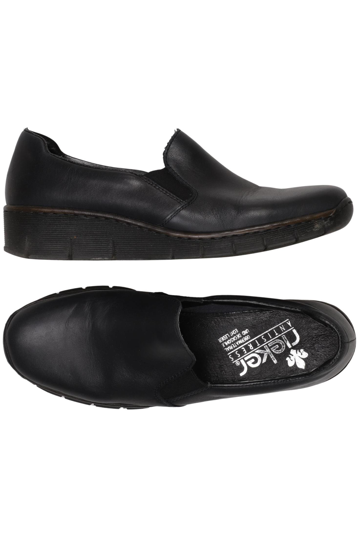 

Rieker Damen Halbschuh, schwarz, Gr. 39