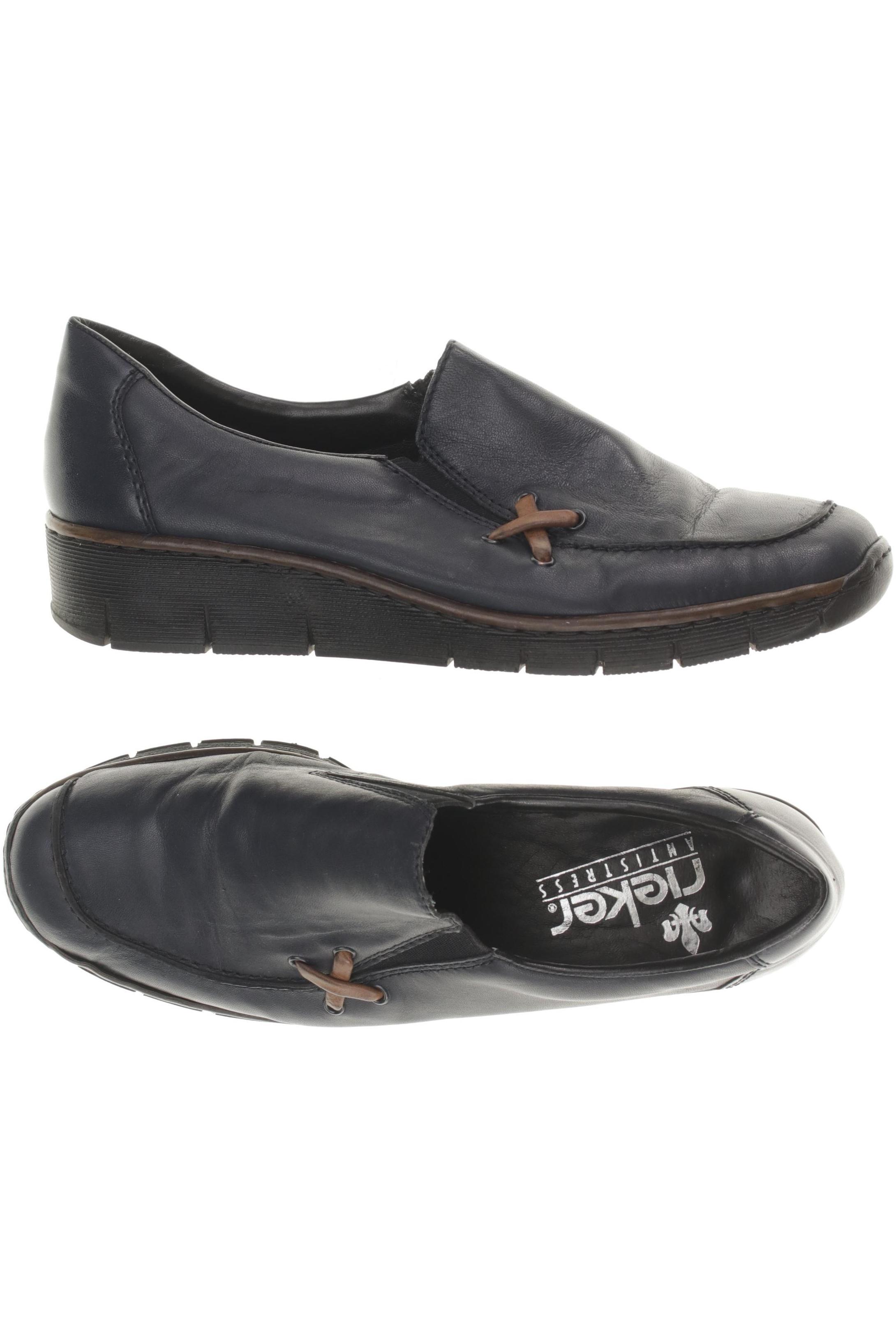 

Rieker Damen Halbschuh, blau, Gr. 41