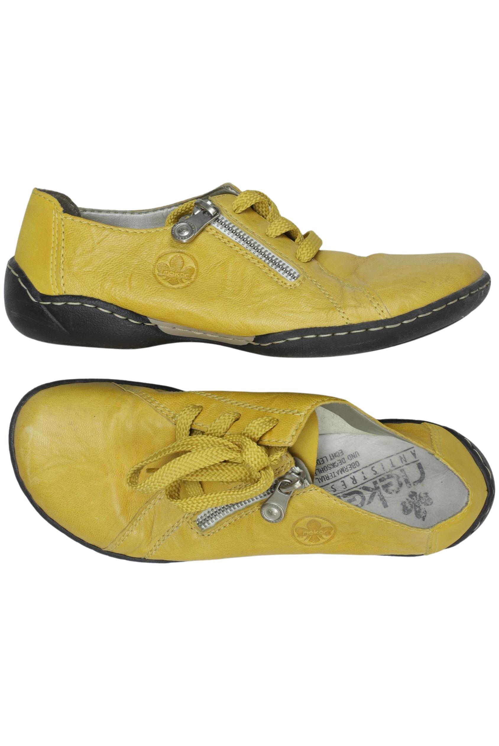

Rieker Damen Halbschuh, gelb, Gr. 37