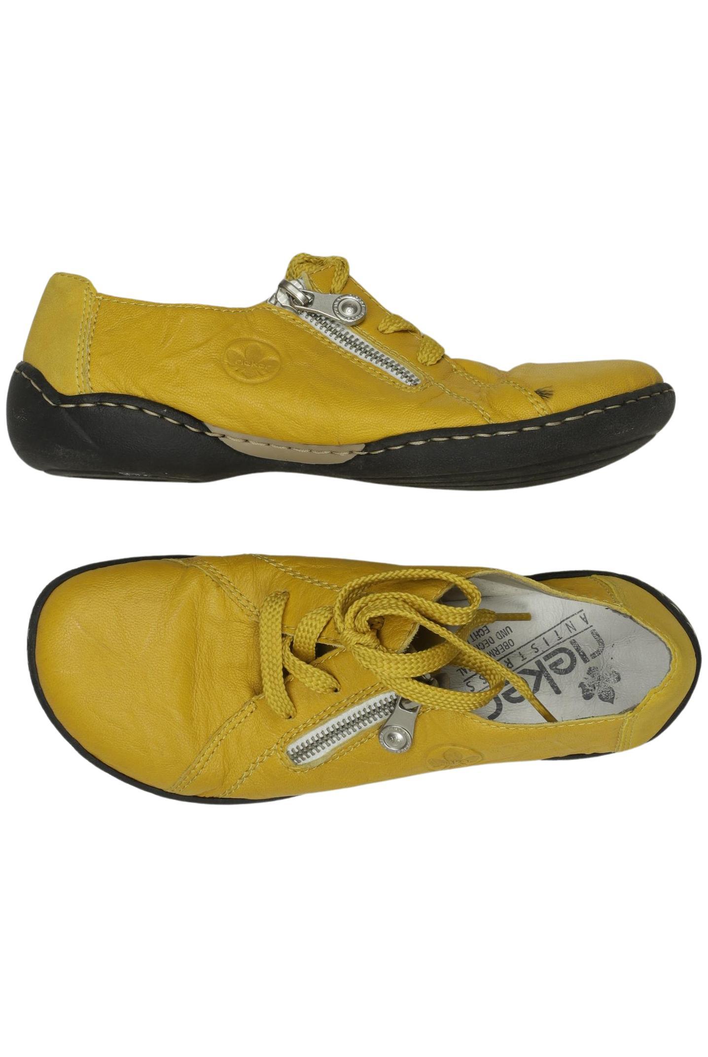 

Rieker Damen Halbschuh, gelb, Gr. 37