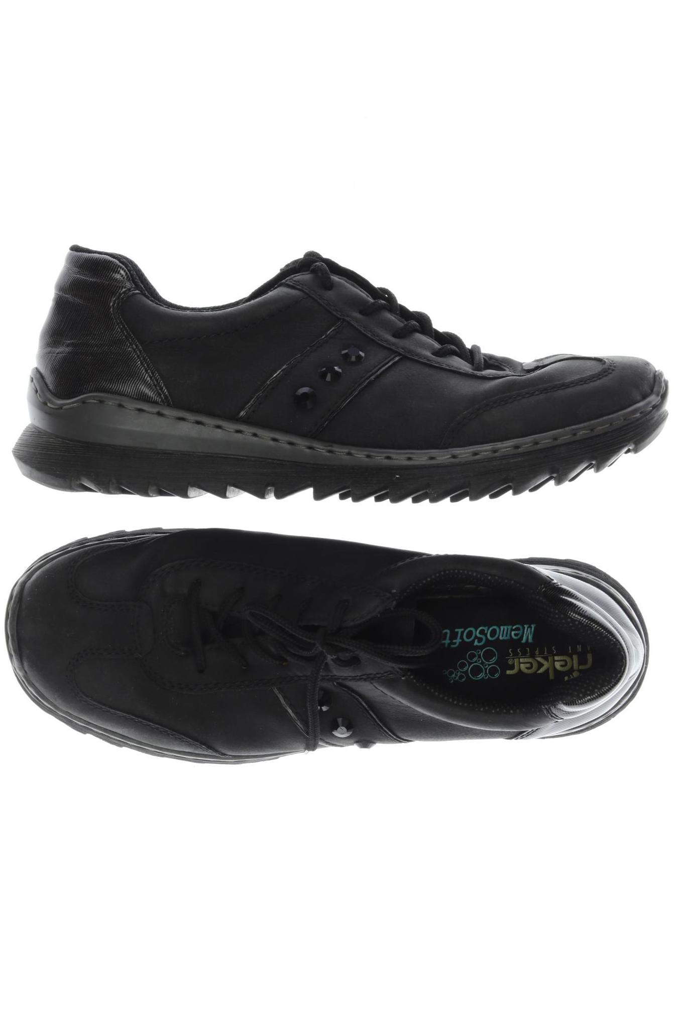 

Rieker Damen Halbschuh, schwarz, Gr. 40