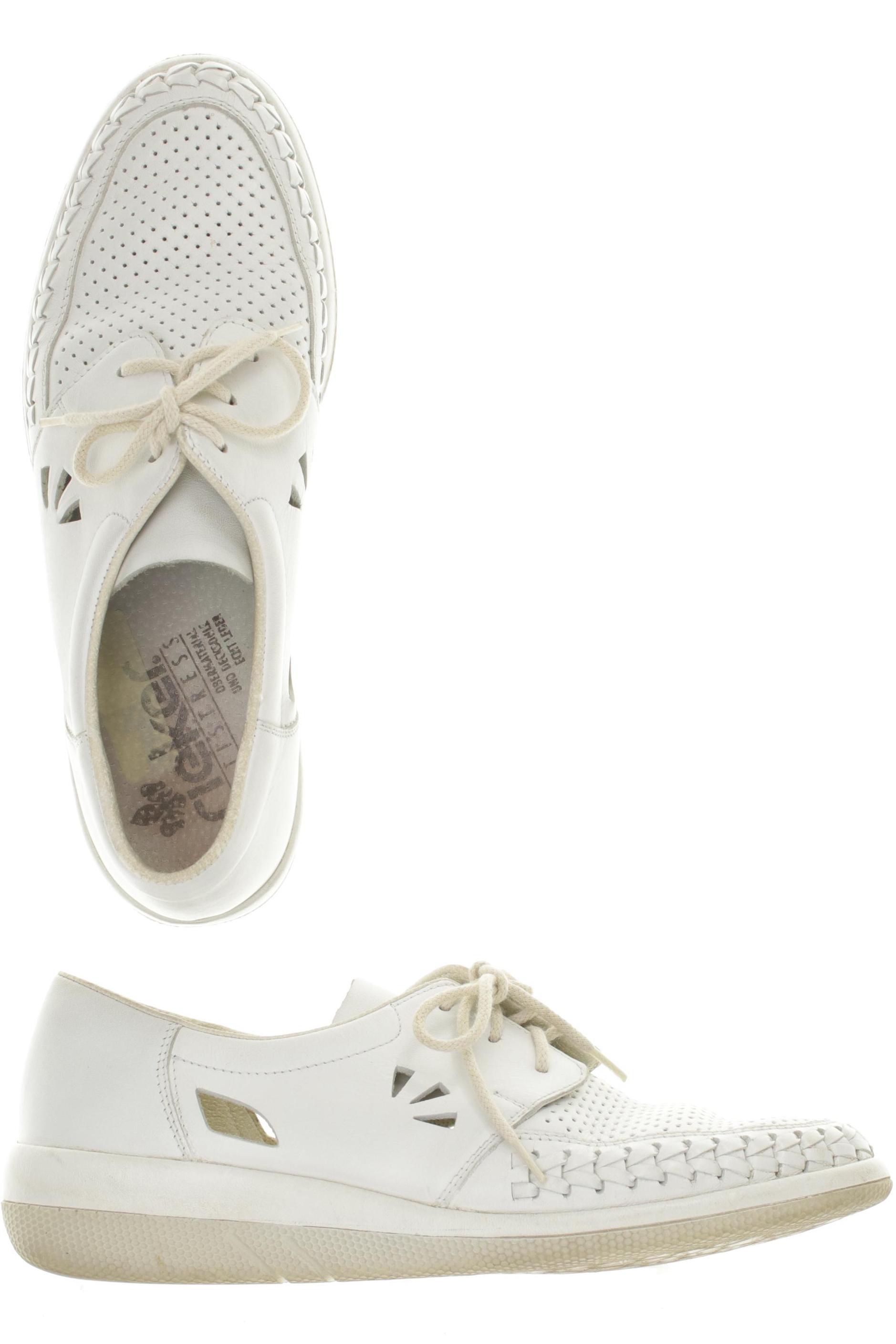 

Rieker Damen Halbschuh, weiß, Gr. 5