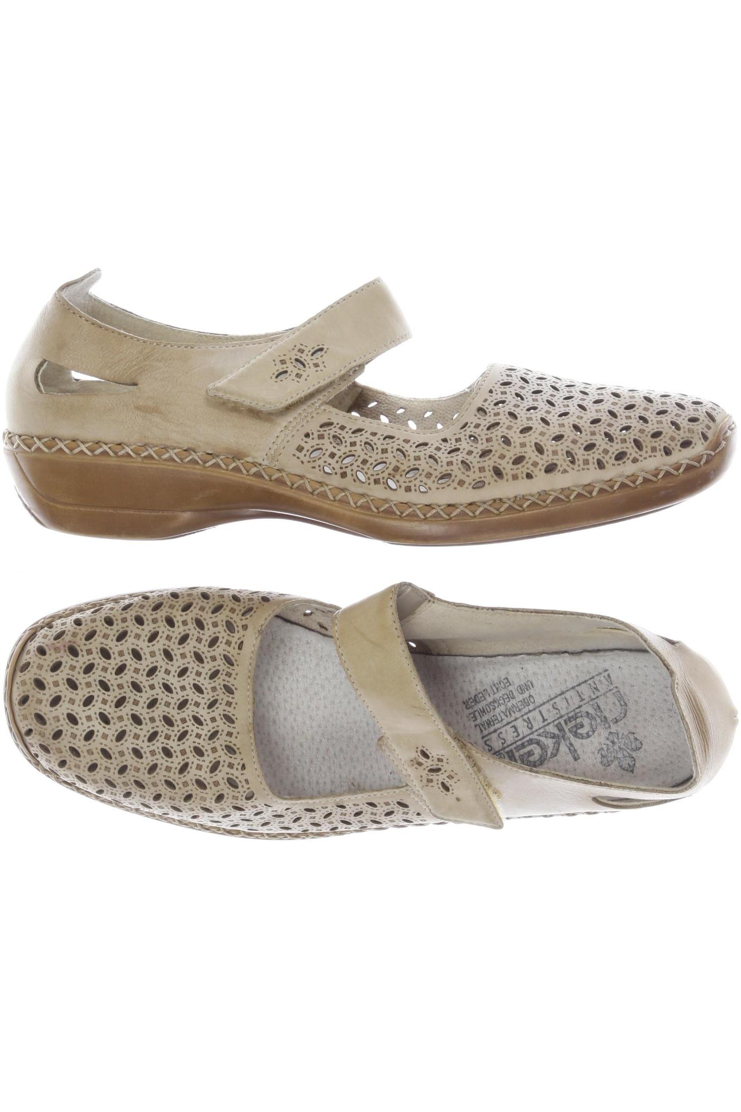 

Rieker Damen Halbschuh, beige, Gr. 39