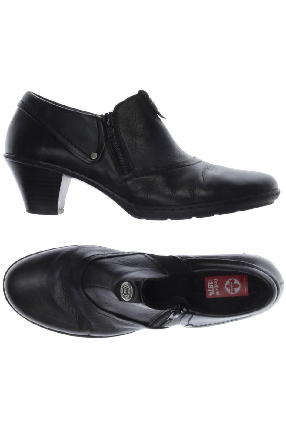 

Rieker Damen Halbschuh, schwarz, Gr. 40