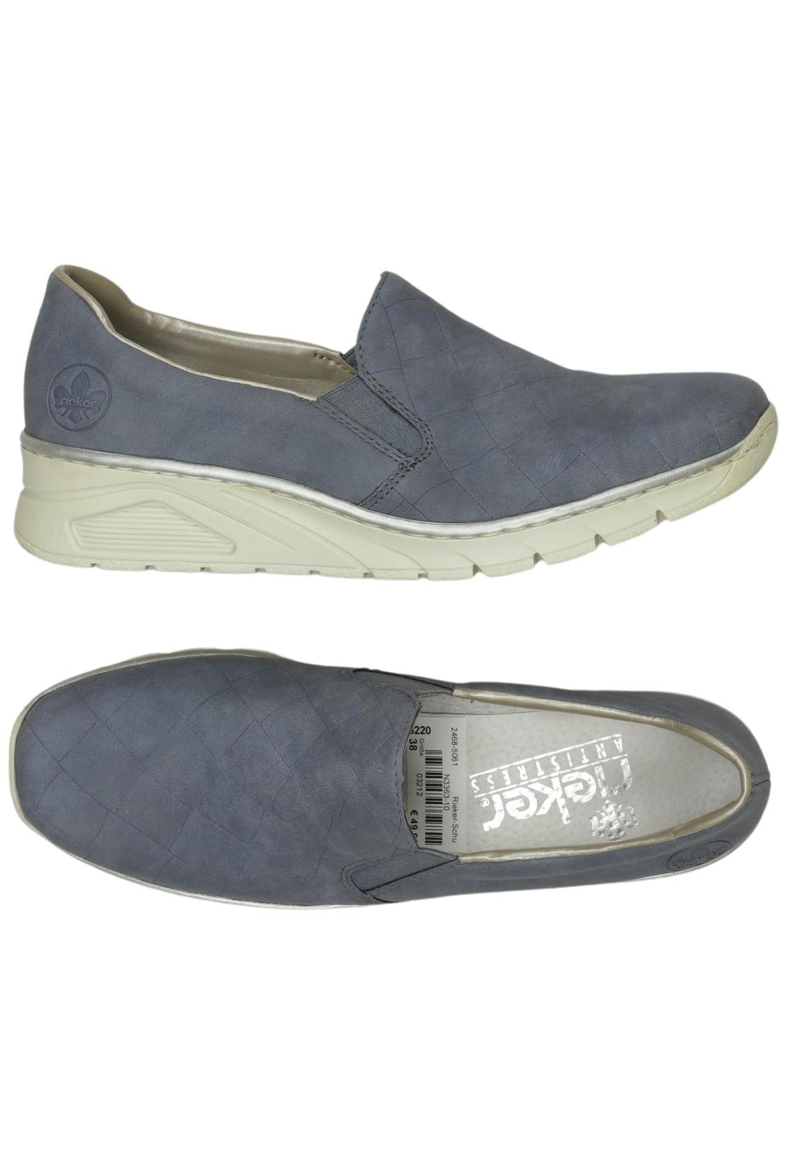 

Rieker Damen Halbschuh, blau, Gr. 38