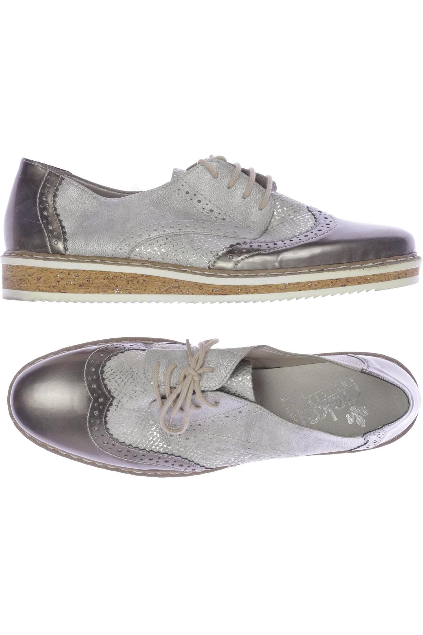 Thumbnail - Rieker Damen Halbschuh, grau, Gr. 42