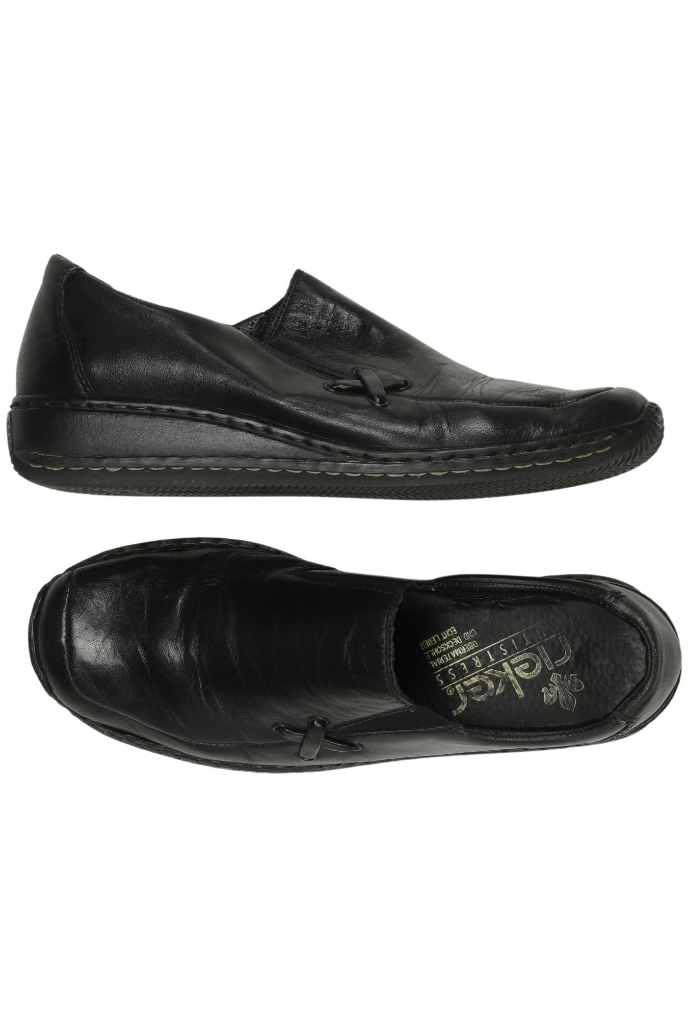 

Rieker Damen Halbschuh, schwarz, Gr. 38