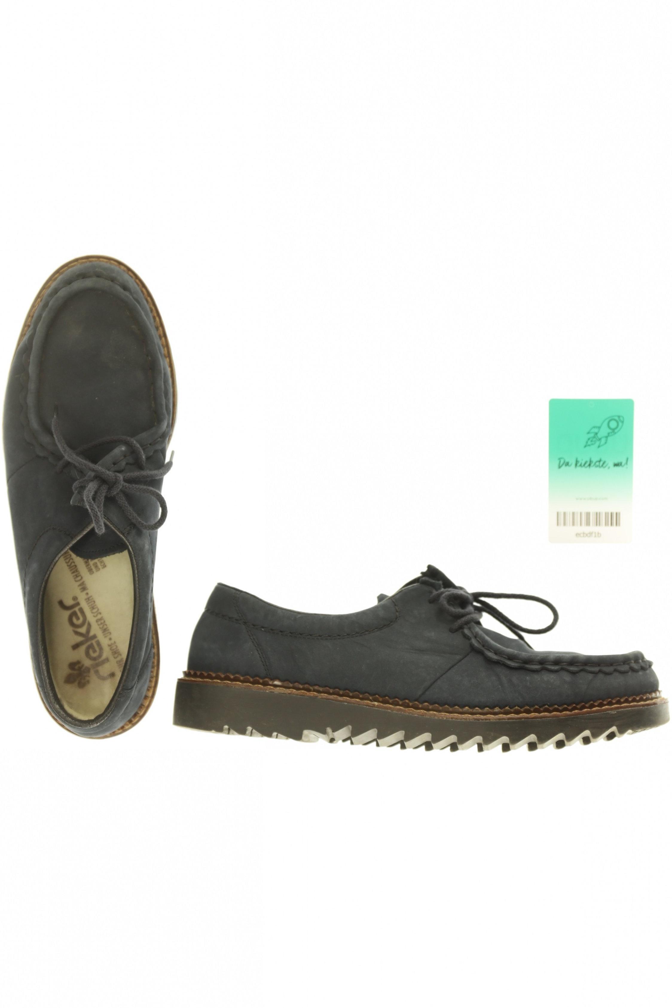 

Rieker Damen Halbschuh, blau, Gr. 6.5