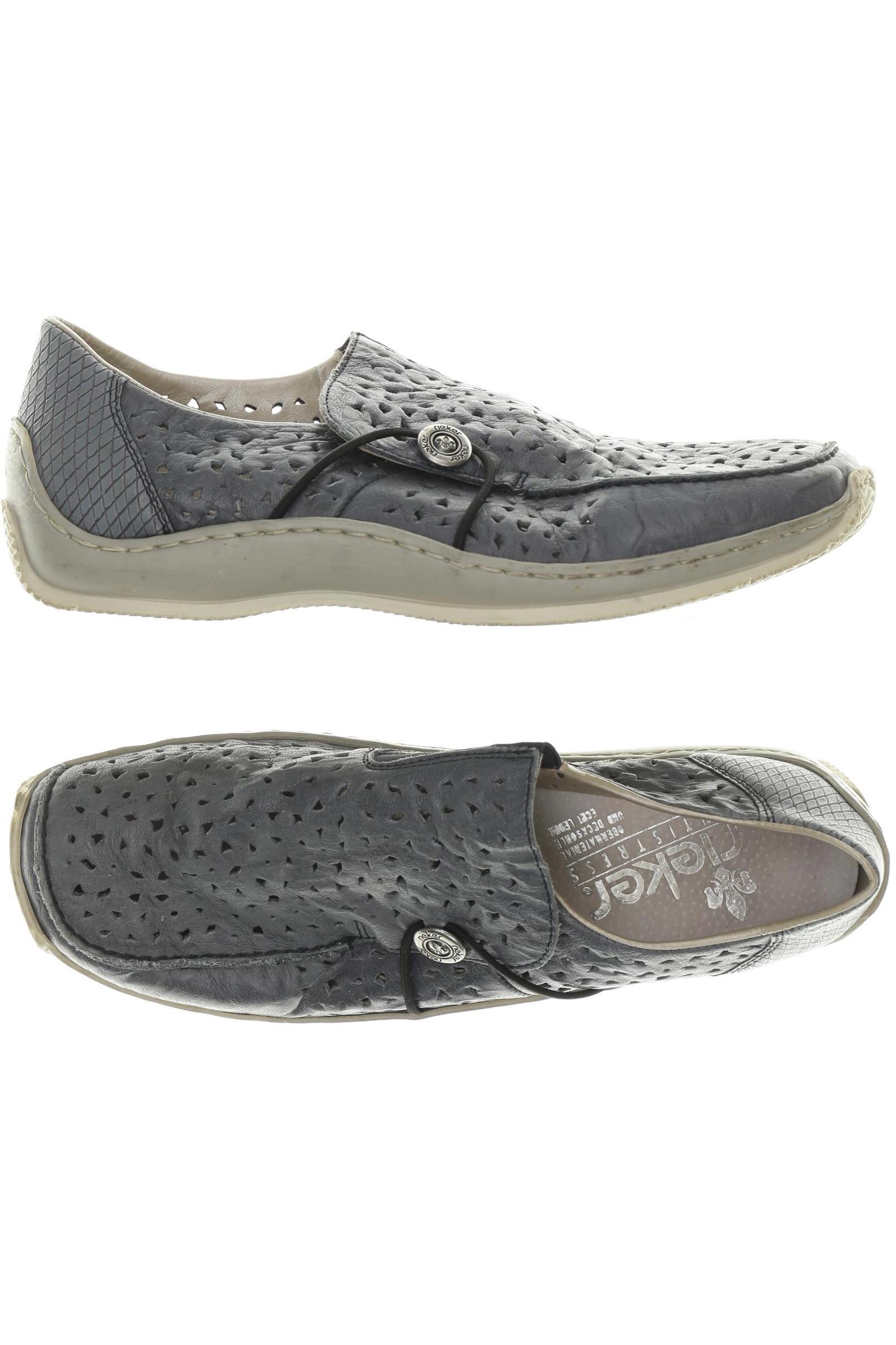 

Rieker Damen Halbschuh, blau, Gr. 39