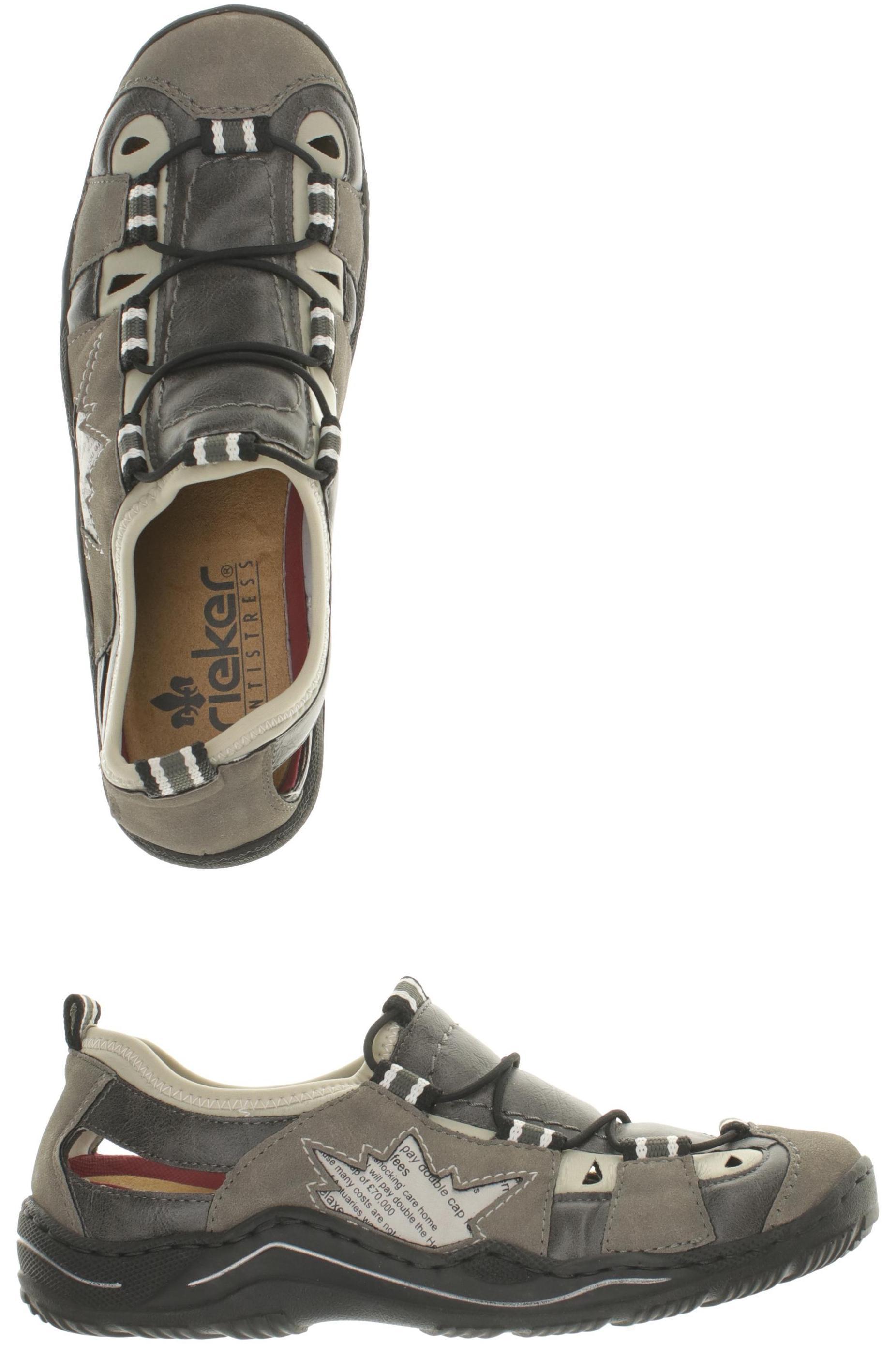 

Rieker Damen Halbschuh, grau, Gr. 40