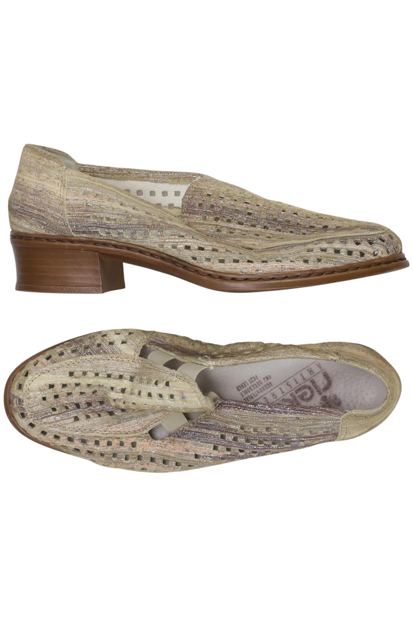 

Rieker Damen Halbschuh, beige, Gr. 4.5