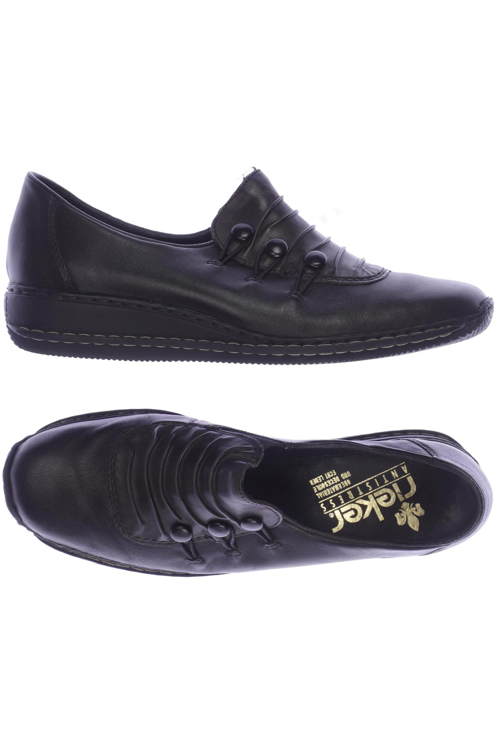 

Rieker Damen Halbschuh, schwarz