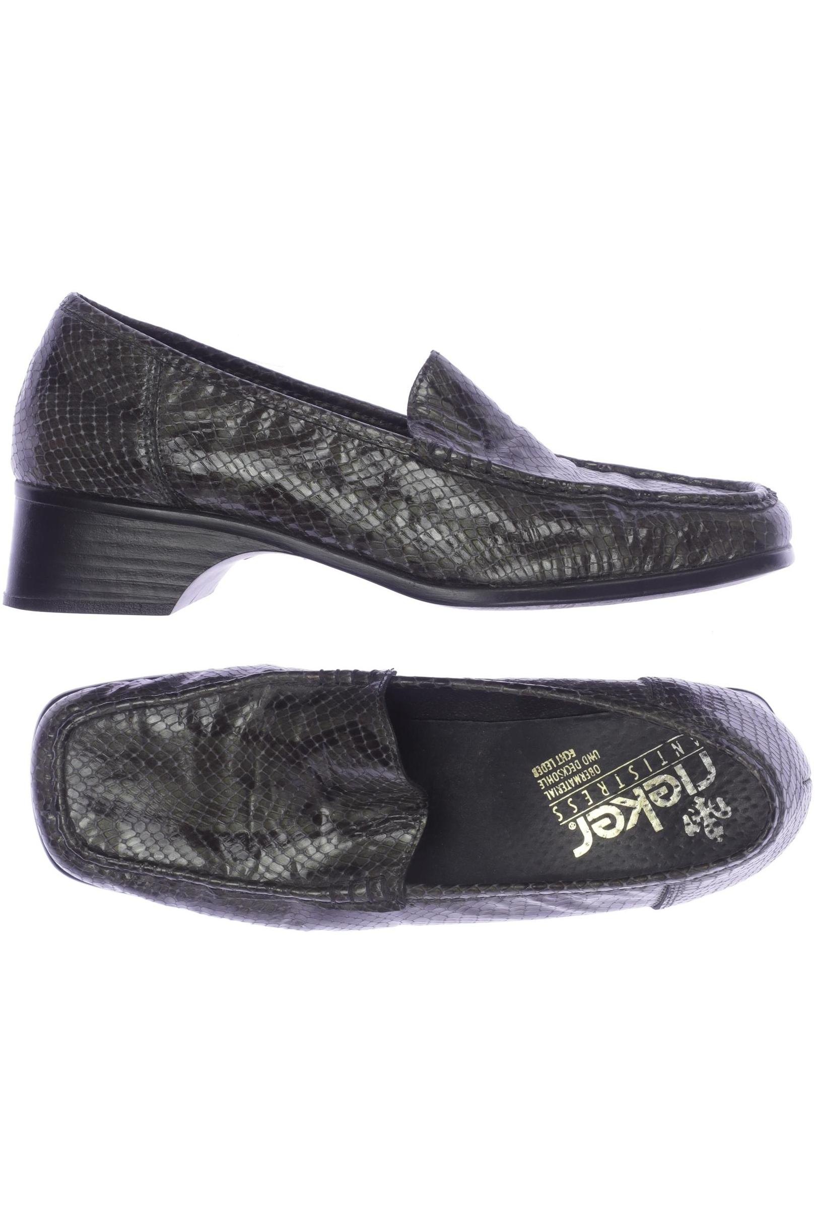 

Rieker Damen Halbschuh, grün, Gr. 38