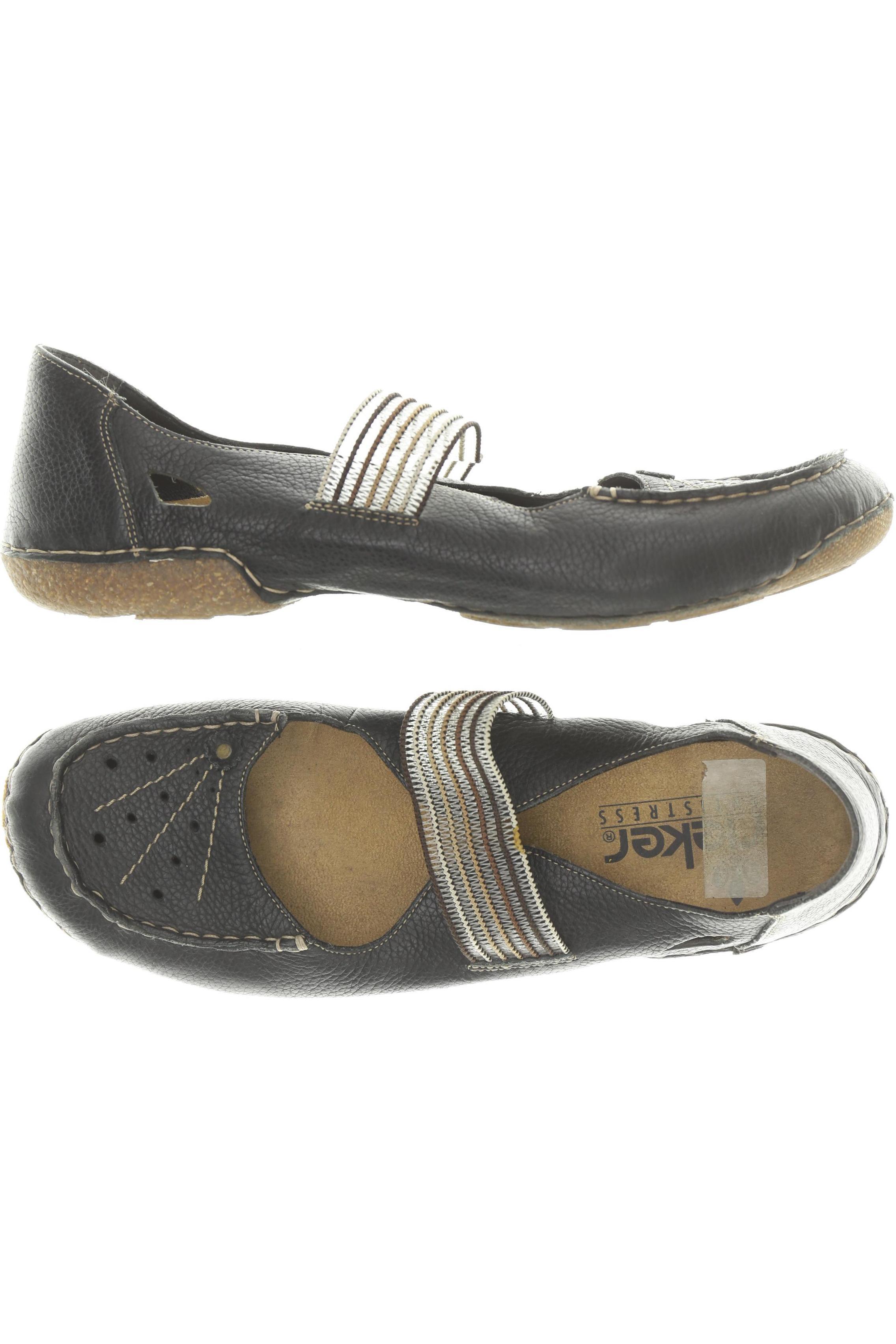 

Rieker Damen Halbschuh, schwarz, Gr. 41