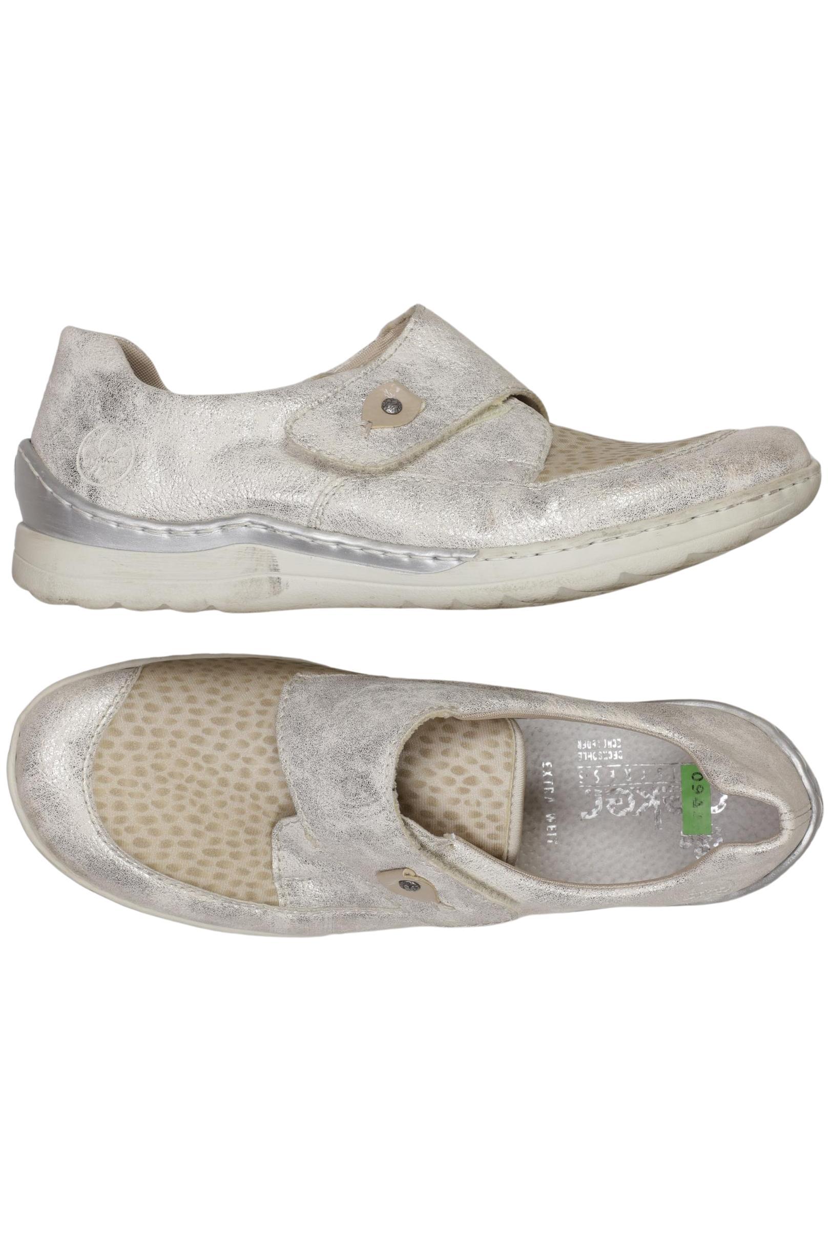 

Rieker Damen Halbschuh, silber, Gr. 42