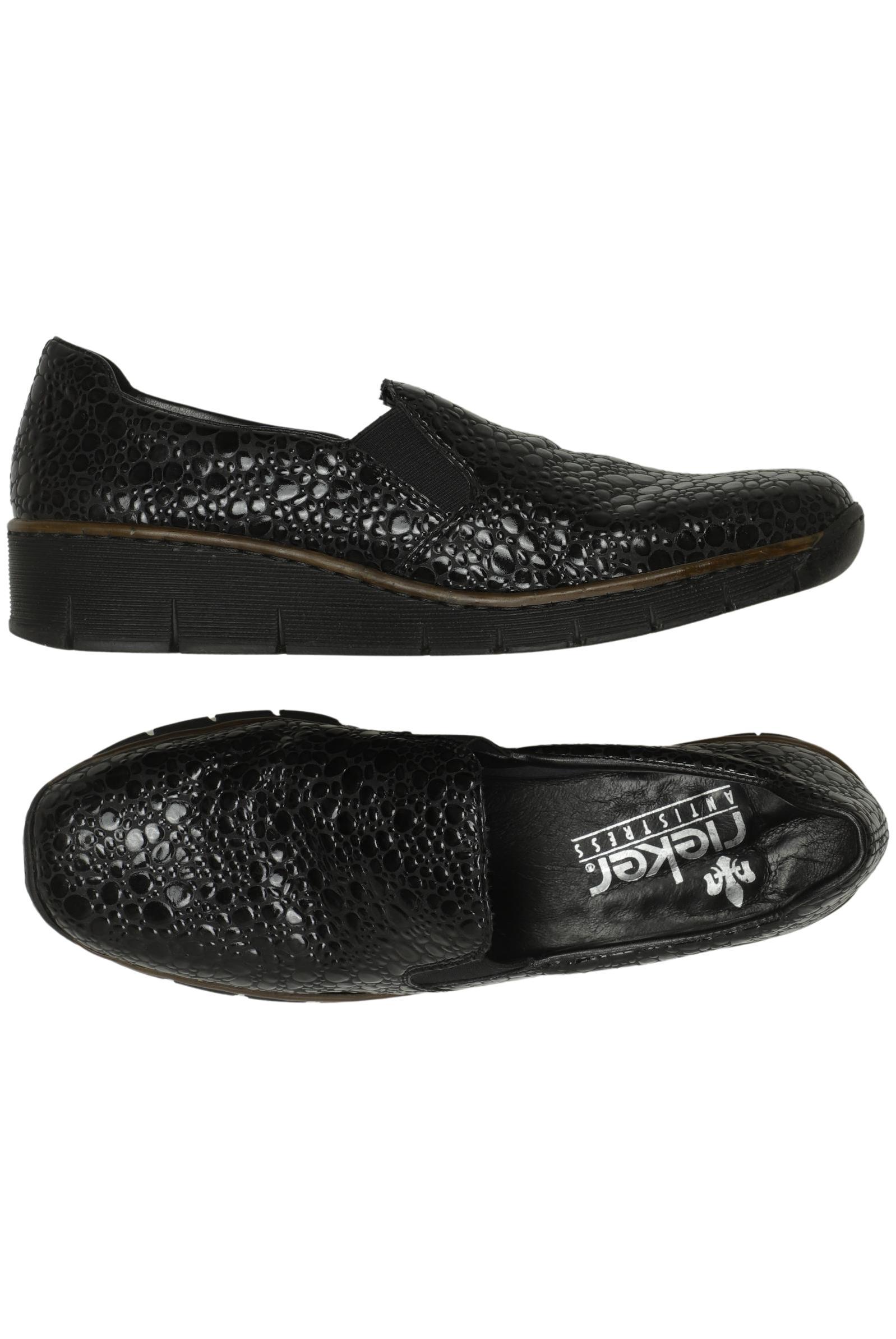 

Rieker Damen Halbschuh, schwarz, Gr. 40