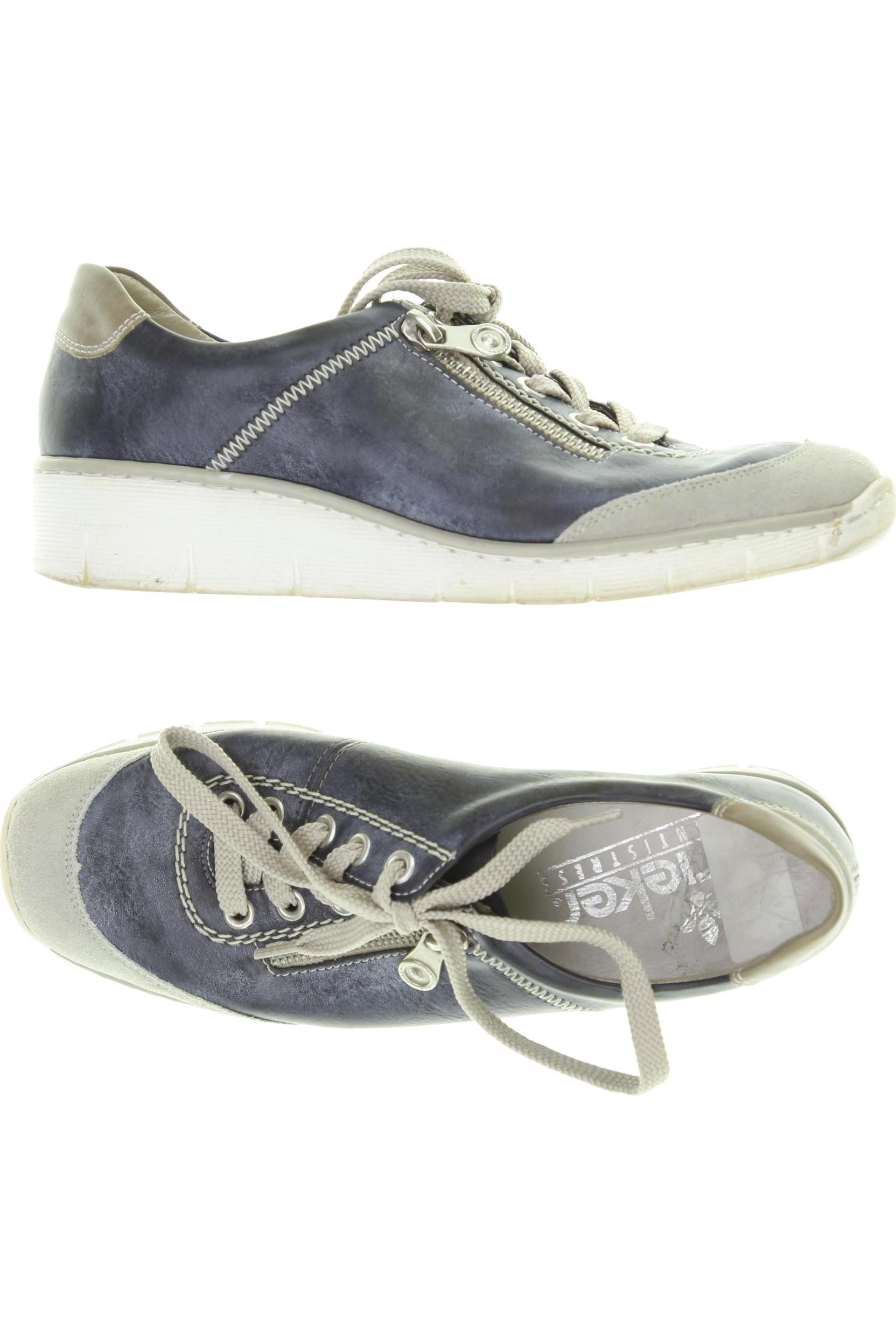 

Rieker Damen Halbschuh, blau, Gr. 39