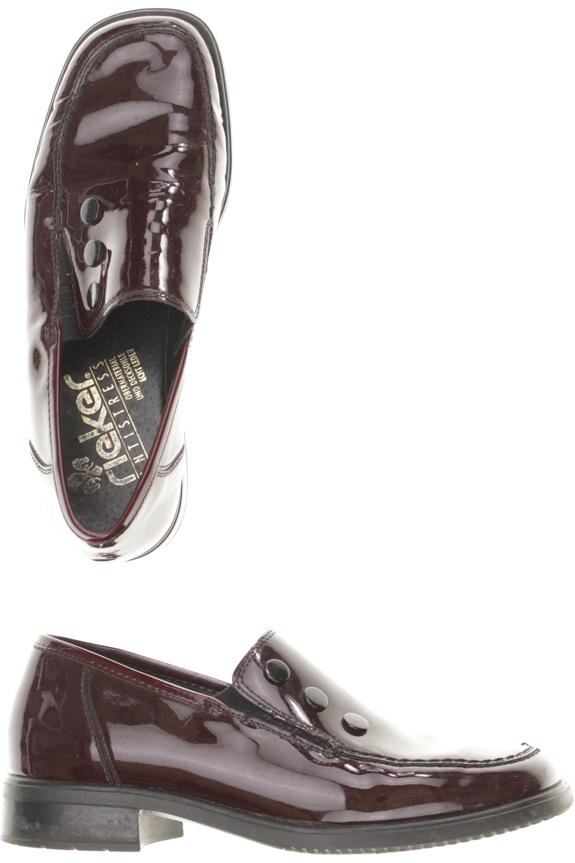 

Rieker Damen Halbschuh, rot, Gr. 36