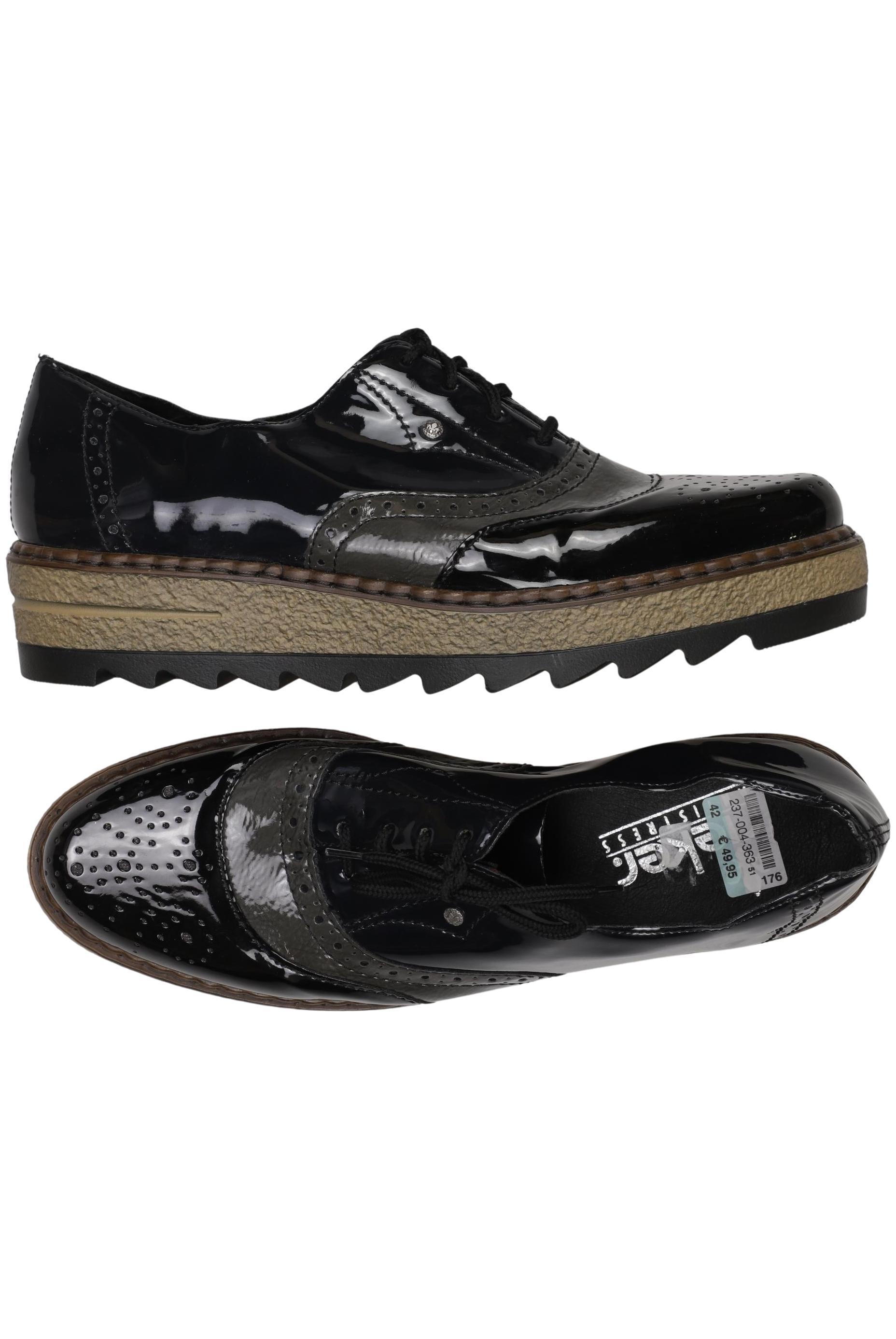 

Rieker Damen Halbschuh, schwarz, Gr. 42